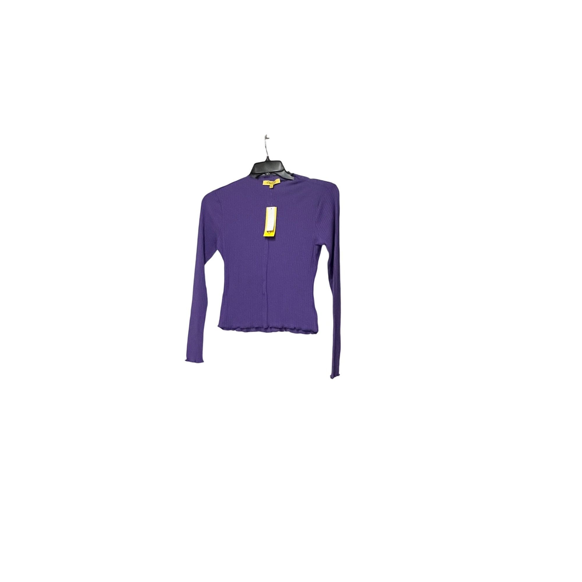 Other Circus NY by Sam Edelman Narisa Exposed Seam Long Sleeve Top Size S / US 4 / IT 40 - 11 Thumbnail