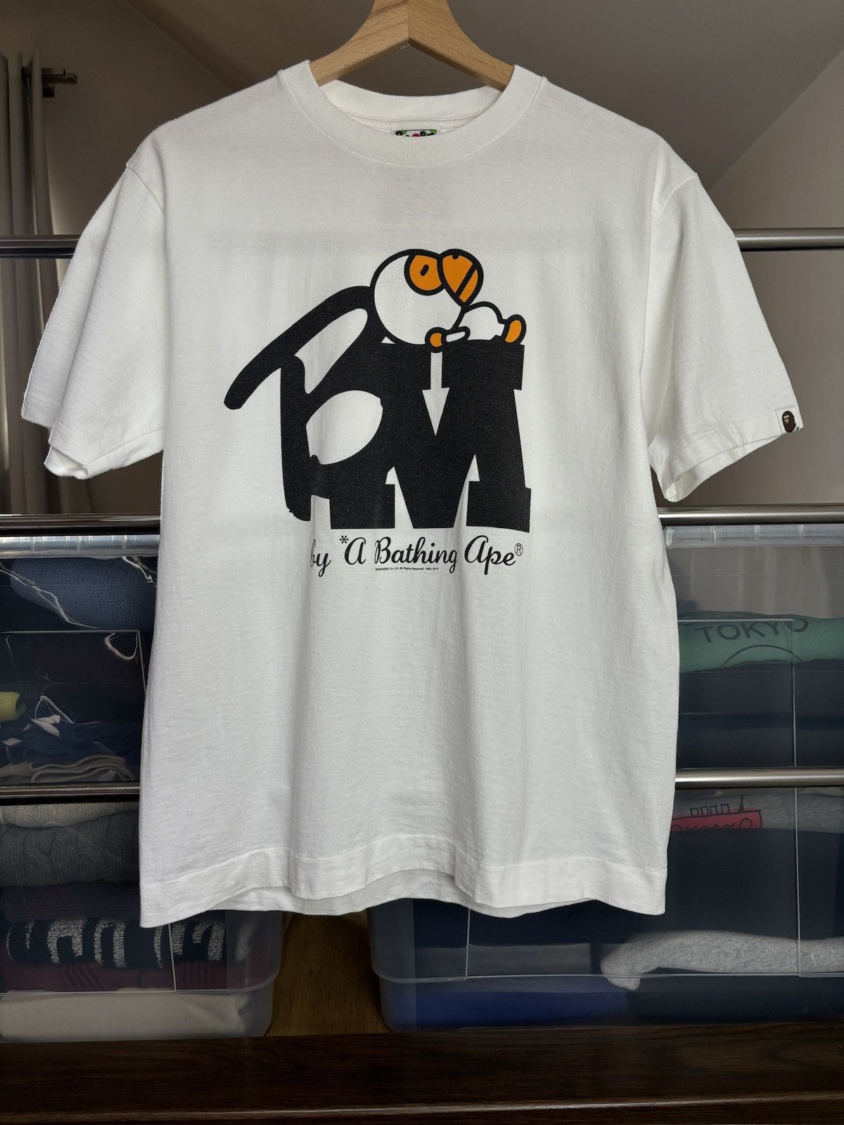 Bape 2006 Baby Milo Bape Swarovski rhinestone Tee Rare T-Shirt
