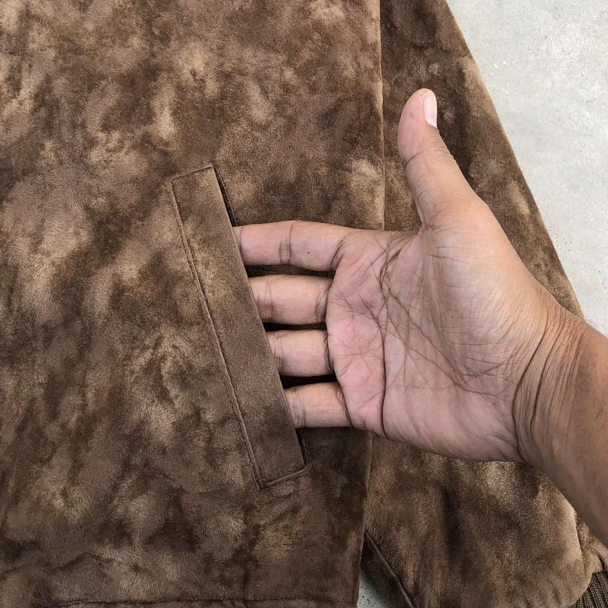 Vintage Vintage CASUAL men’s Suede Sherpa Bomber Jacket Size US L / EU 52-54 / 3 - 7 Thumbnail