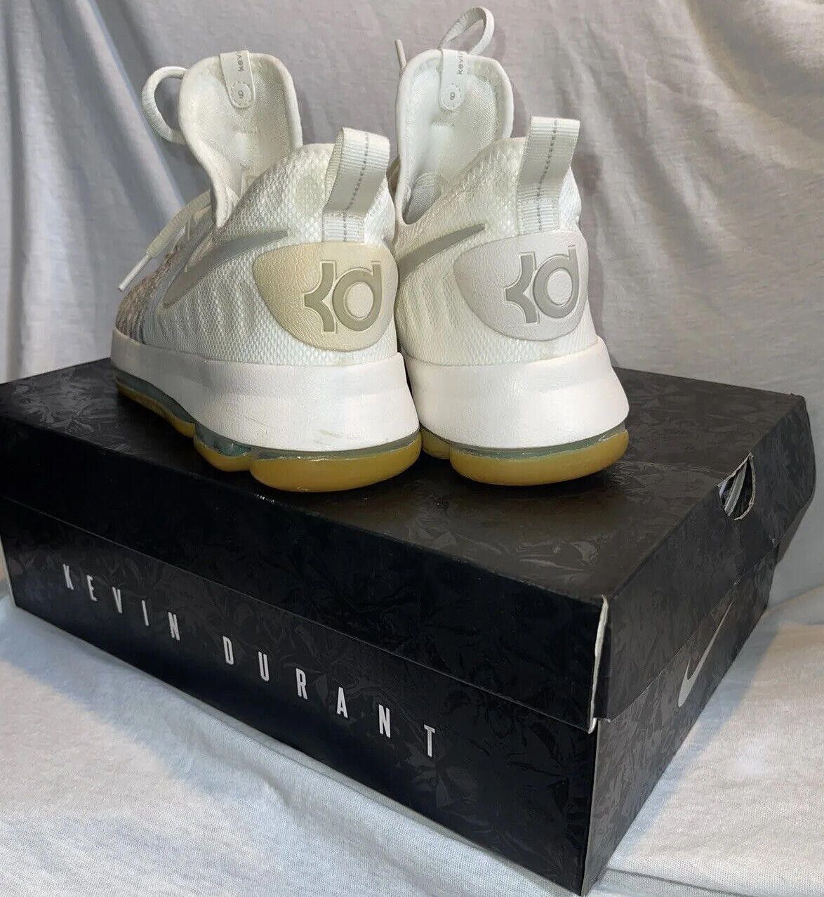 Nike Nike Zoom KD9 GS Shoes Pale Grey White Kevin Durant 5.5Y Size US 5 / EU 37 - 8 Thumbnail