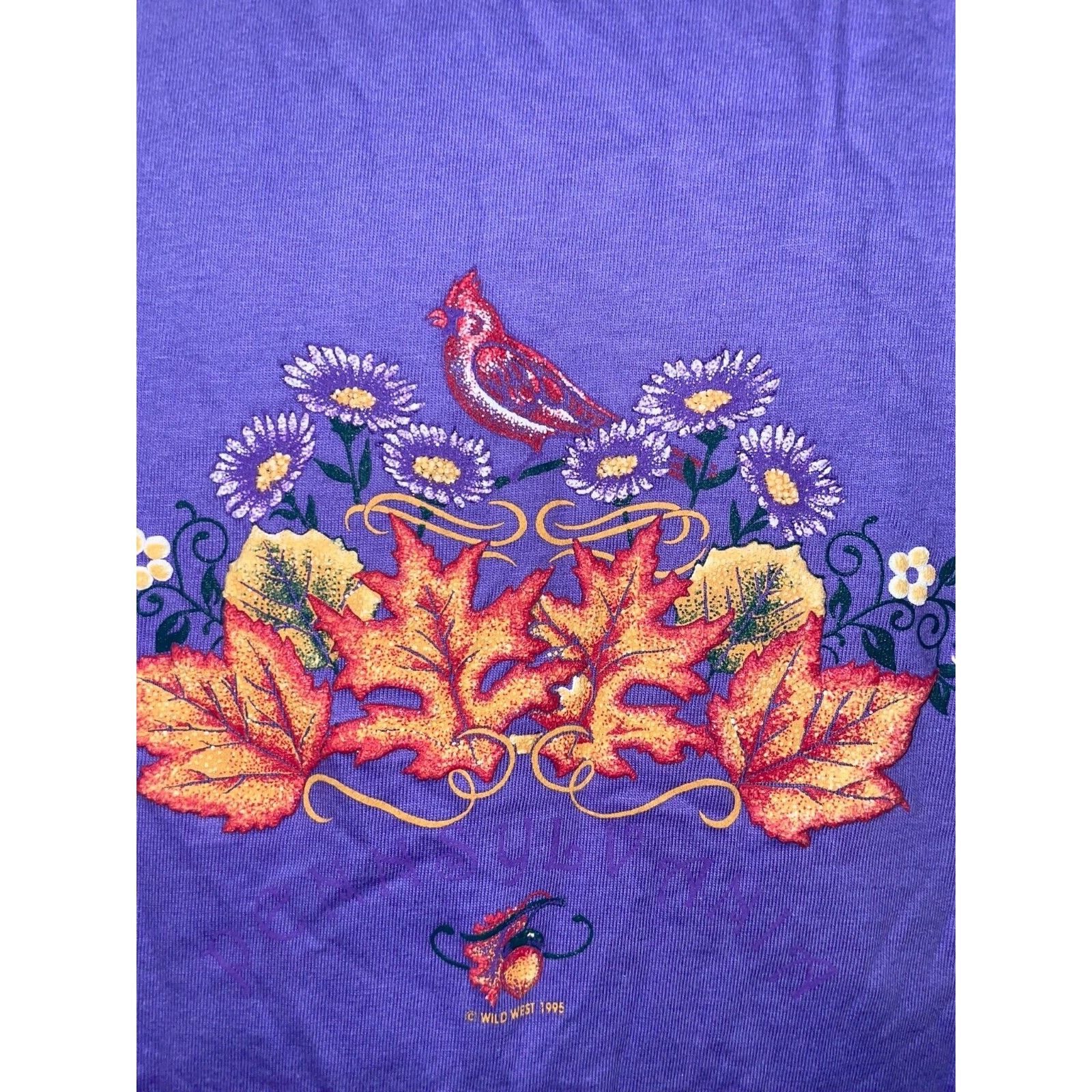 Jerzees Vintage Pennsylvania Fall Shirt Autumn Leaves Leaf Tee VTG M Size US M / EU 48-50 / 2 - 3 Thumbnail