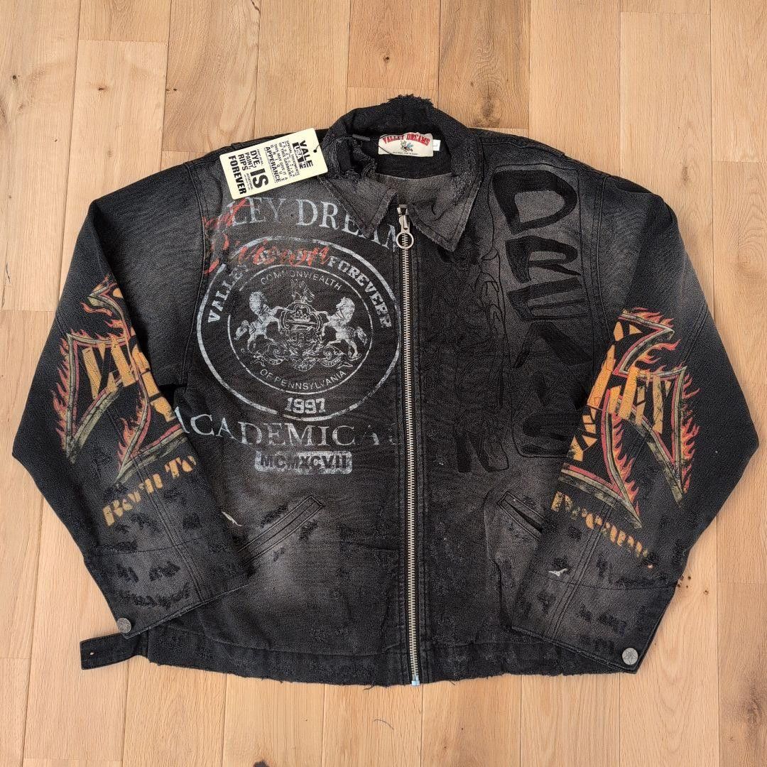 Vale VALE FOREVER Destruction Work Jacket Black L New Size US L / EU 52-54 / 3 - 11 Thumbnail