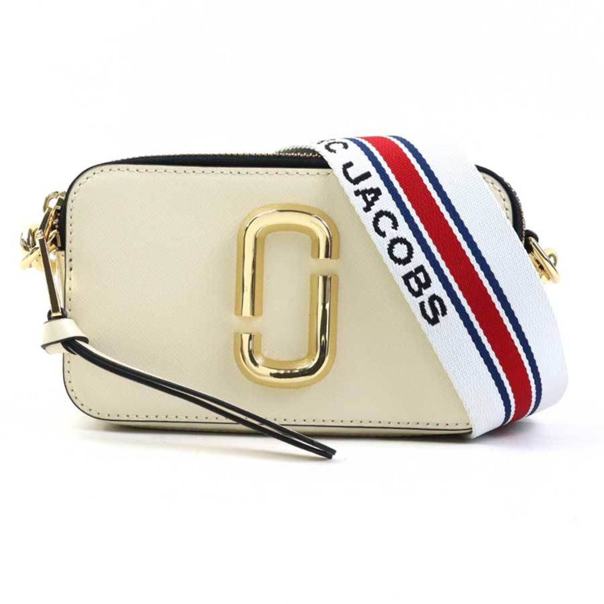 Marc Jacobs Marc Jacobs Women's Coated Canvas Shoulder Bag, Ivory and Black, H31336a Size ONE SIZE - 1 Thumbnail