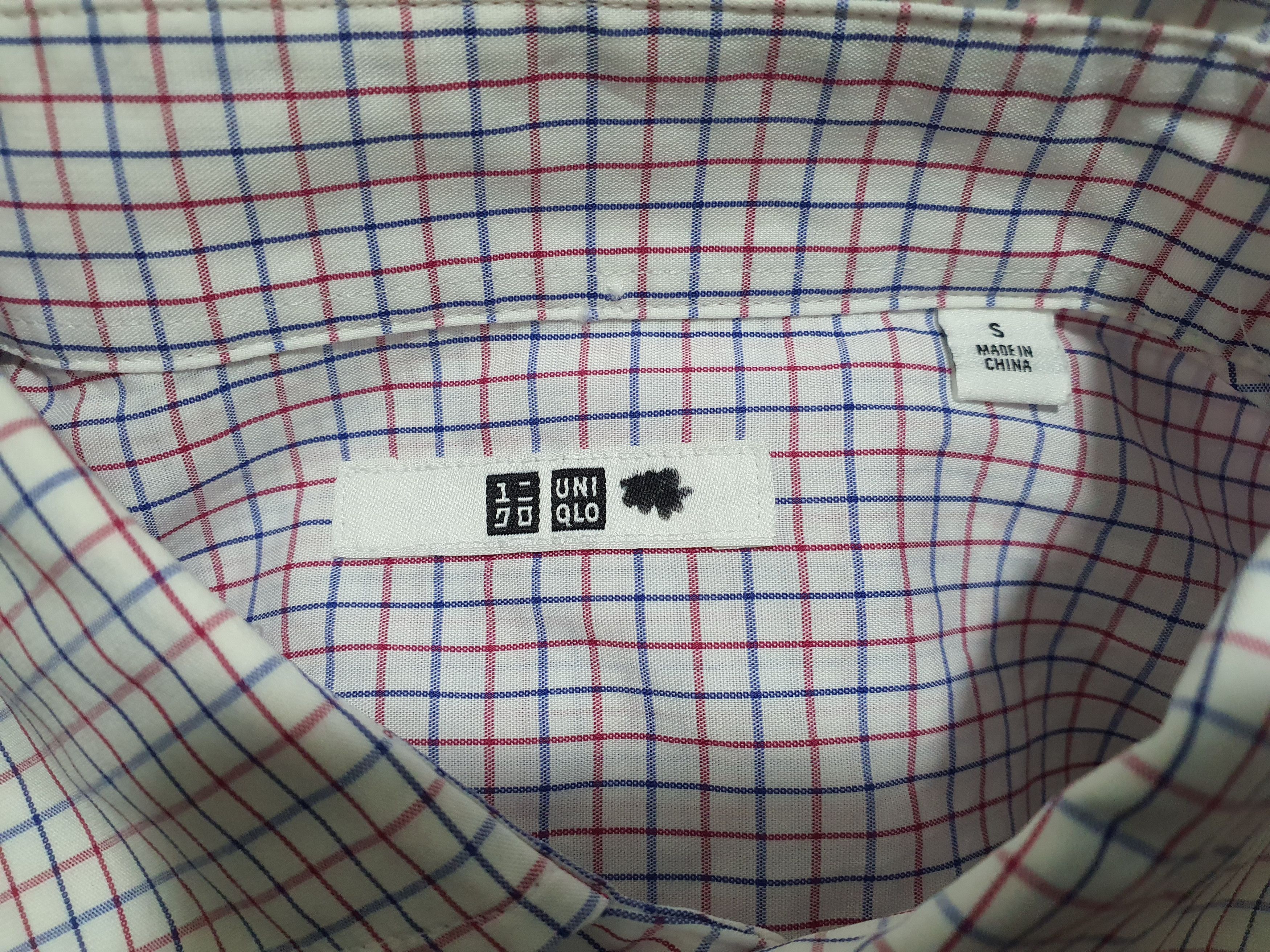 Japanese Brand × Uniqlo UNIQLO 19.5/29 CHECKED SHIRT Size US S / EU 44-46 / 1 - 4 Thumbnail