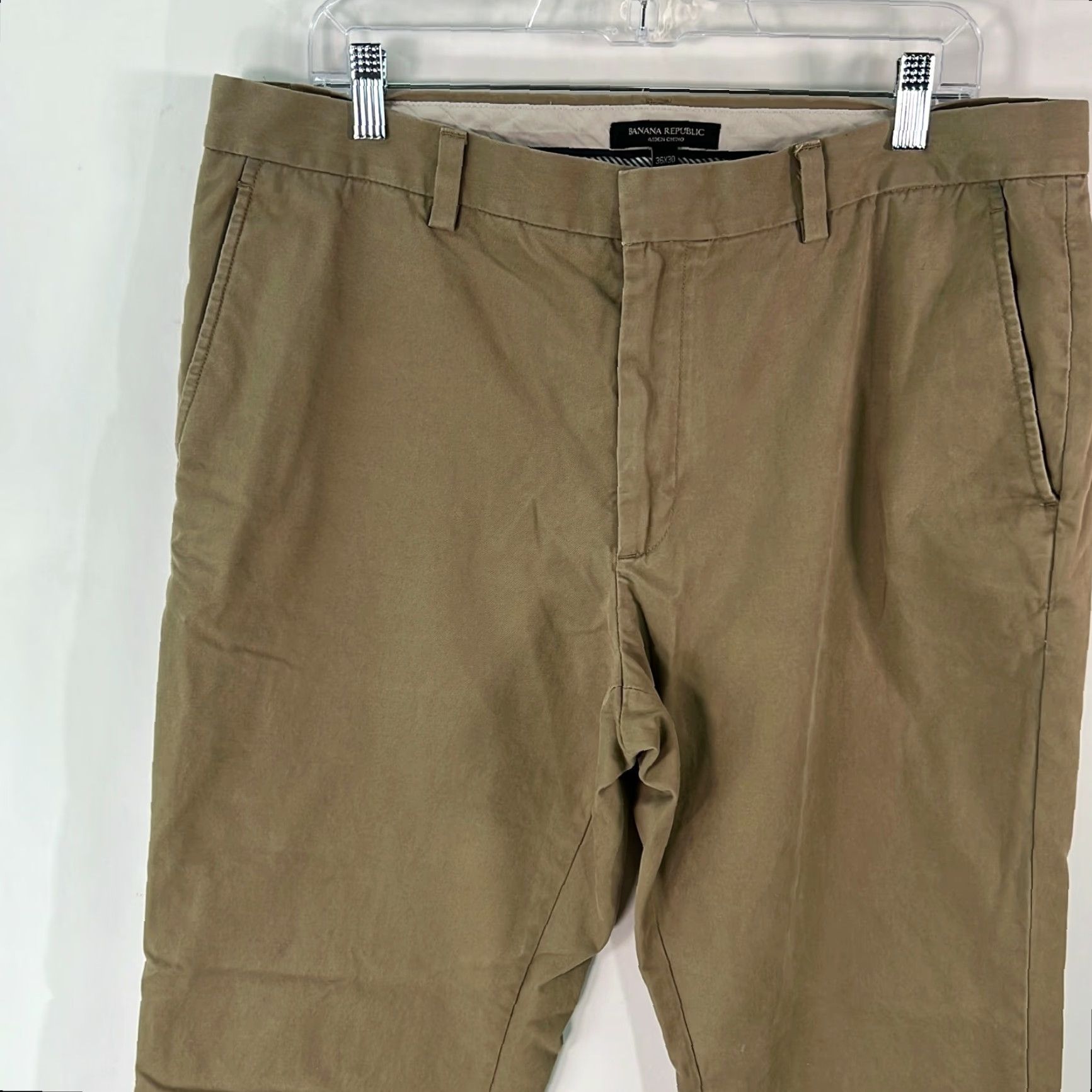 Banana Republic Banana Republic Tan Chino Pants Mens Regular Fit Straight Leg Size 36X30 Size US 36 / EU 52 - 4 Thumbnail