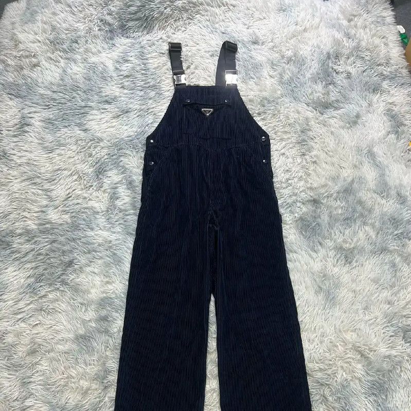 Prada Prada Blue Cotton Casual Pants for Men Size US 32 / EU 48 - 1 Thumbnail