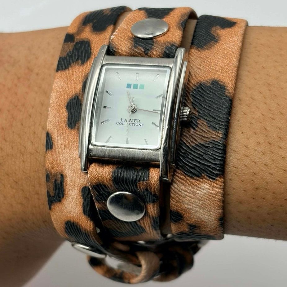 Other Tan Leopard Print La Mer Wrap Watch Size ONE SIZE - 1 Thumbnail