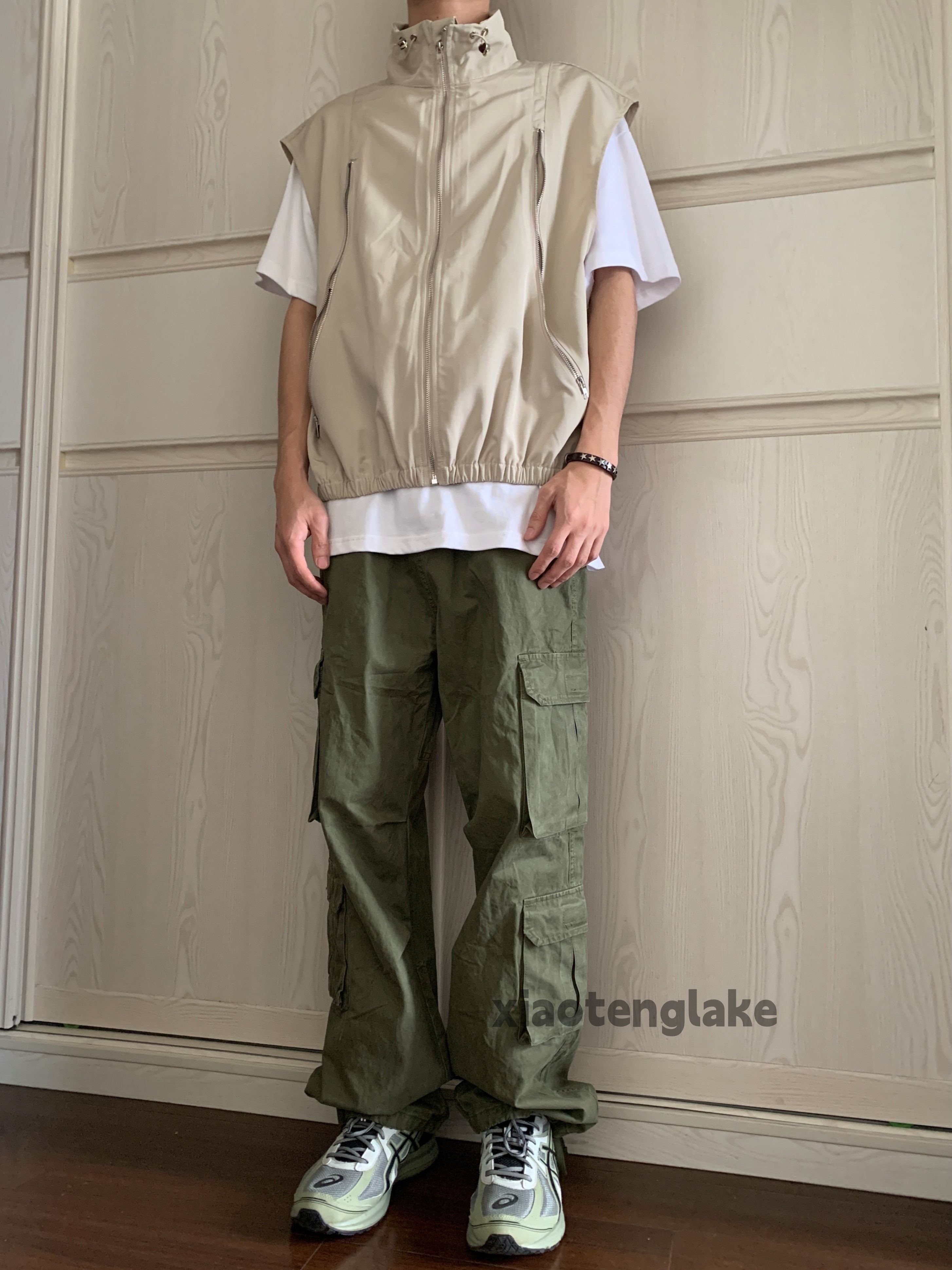 Designer × Japanese Brand × Vintage washed faded cleanfit loose baggy double cargo pants Size US 34 / EU 50 - 3 Thumbnail