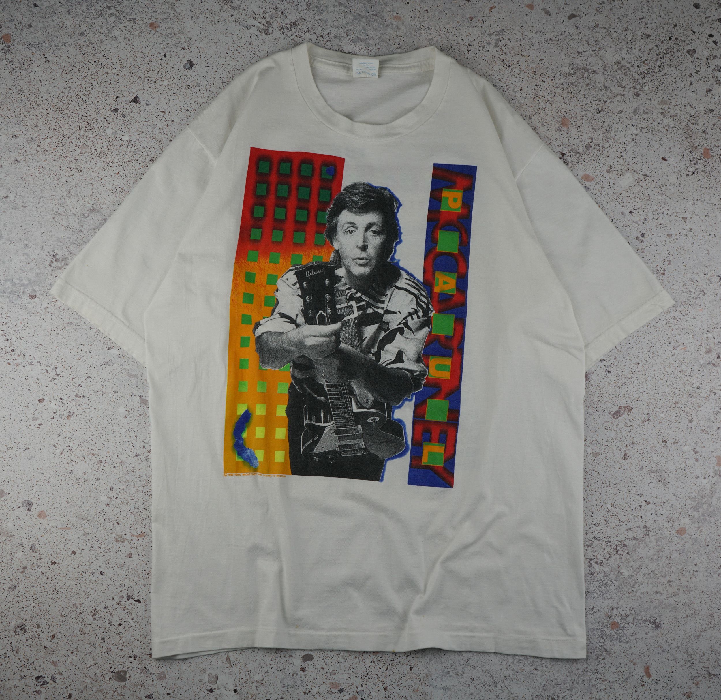 Vintage 1989/90 The Paul McCartney World Tour T Shirt