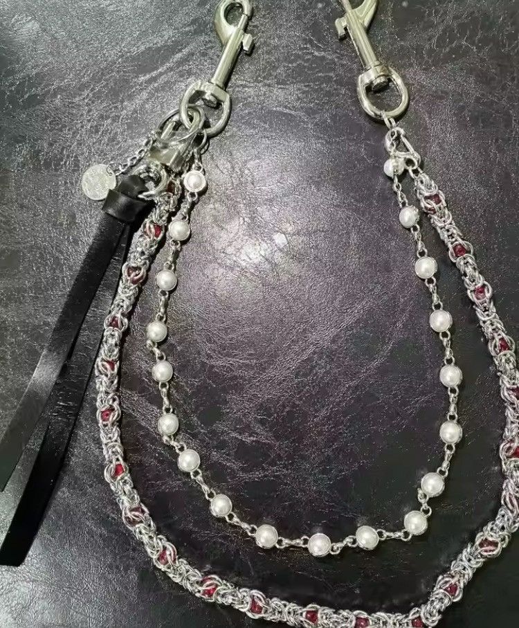 Jewelry 2 Layer Natural Echo Pearled Wallet Chain Size ONE SIZE - 3 Thumbnail