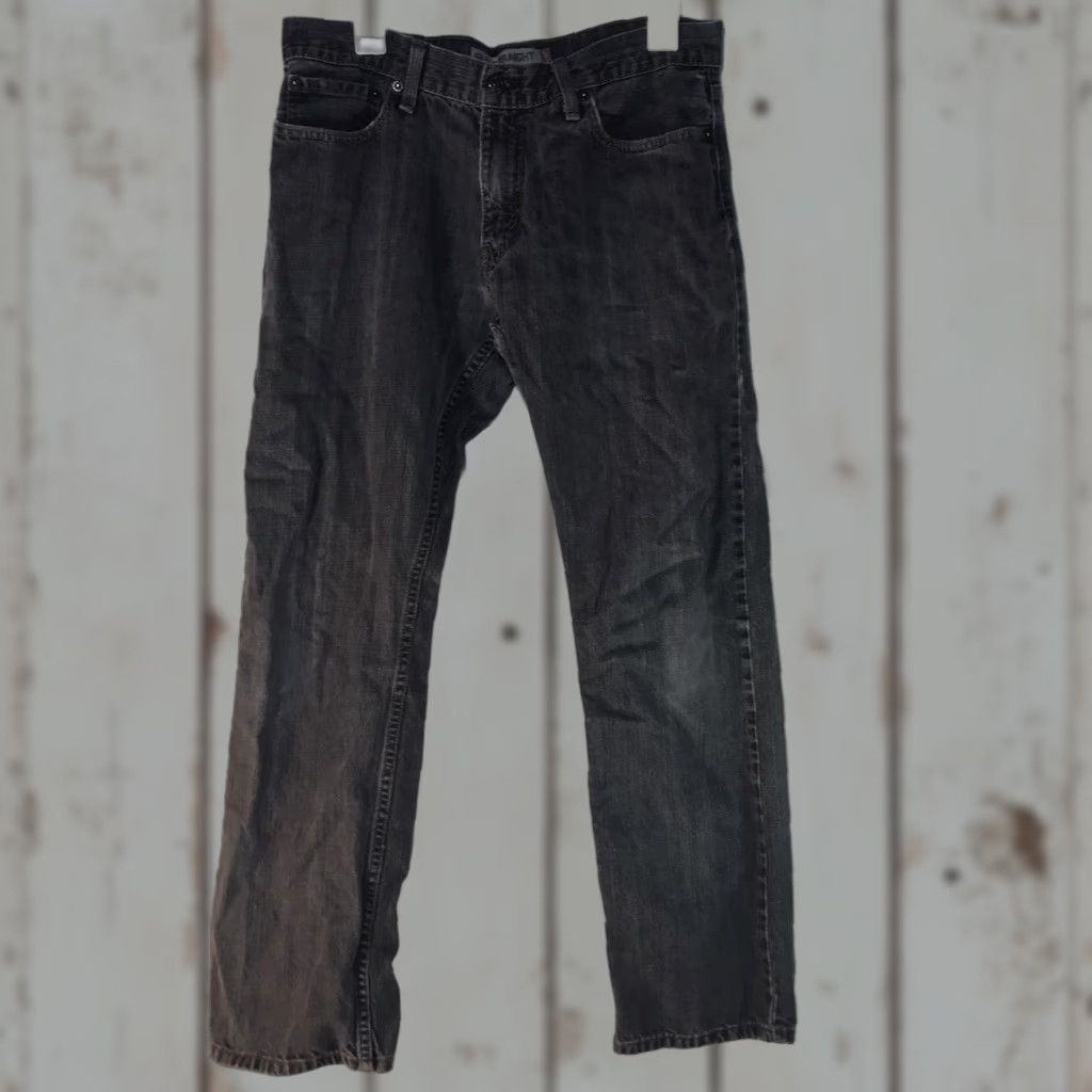 Levi's VINTAGE Levi's 514 Men’s Jeans Slim Straight 33x30 Cotton Gray Wash 90s Logo Made in Mexico Size US 33 - 1 Thumbnail