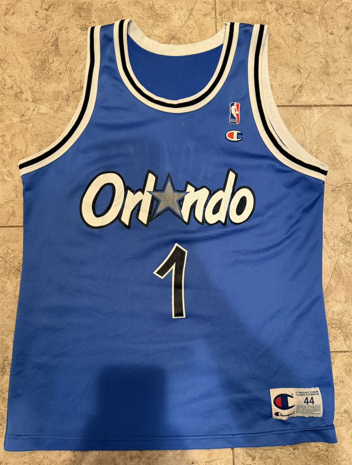 Champion Champion Orlando Magic Hardaway #1 Jersey Size 44 Size US S / EU 44-46 / 1 - 1 Thumbnail