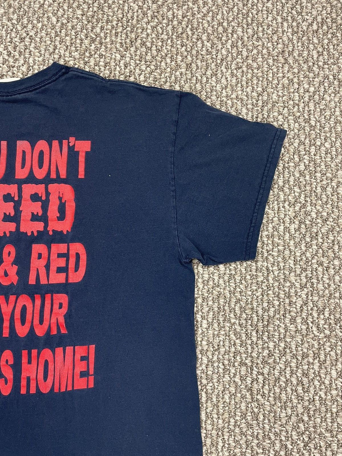 Vintage Vintage Buffalo Fuckin New York Sports Promo Bleed Blue Red Size US XL / EU 56 / 4 - 13 Thumbnail