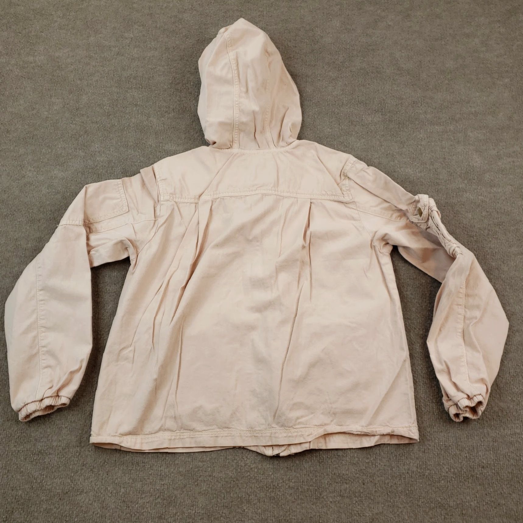 American Eagle Outfitters American Eagle Womens Medium Pink Full Zip Hooded Jacket Size M / US 6-8 / IT 42-44 - 8 Thumbnail