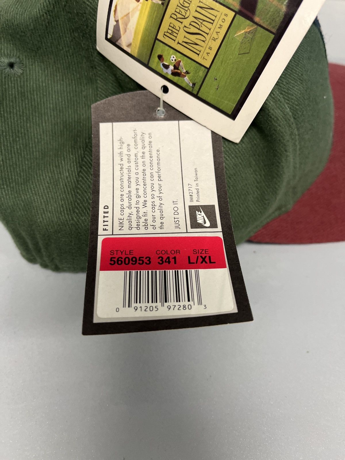 Nike Nike Green Maroon baseball cap Size ONE SIZE - 3 Thumbnail
