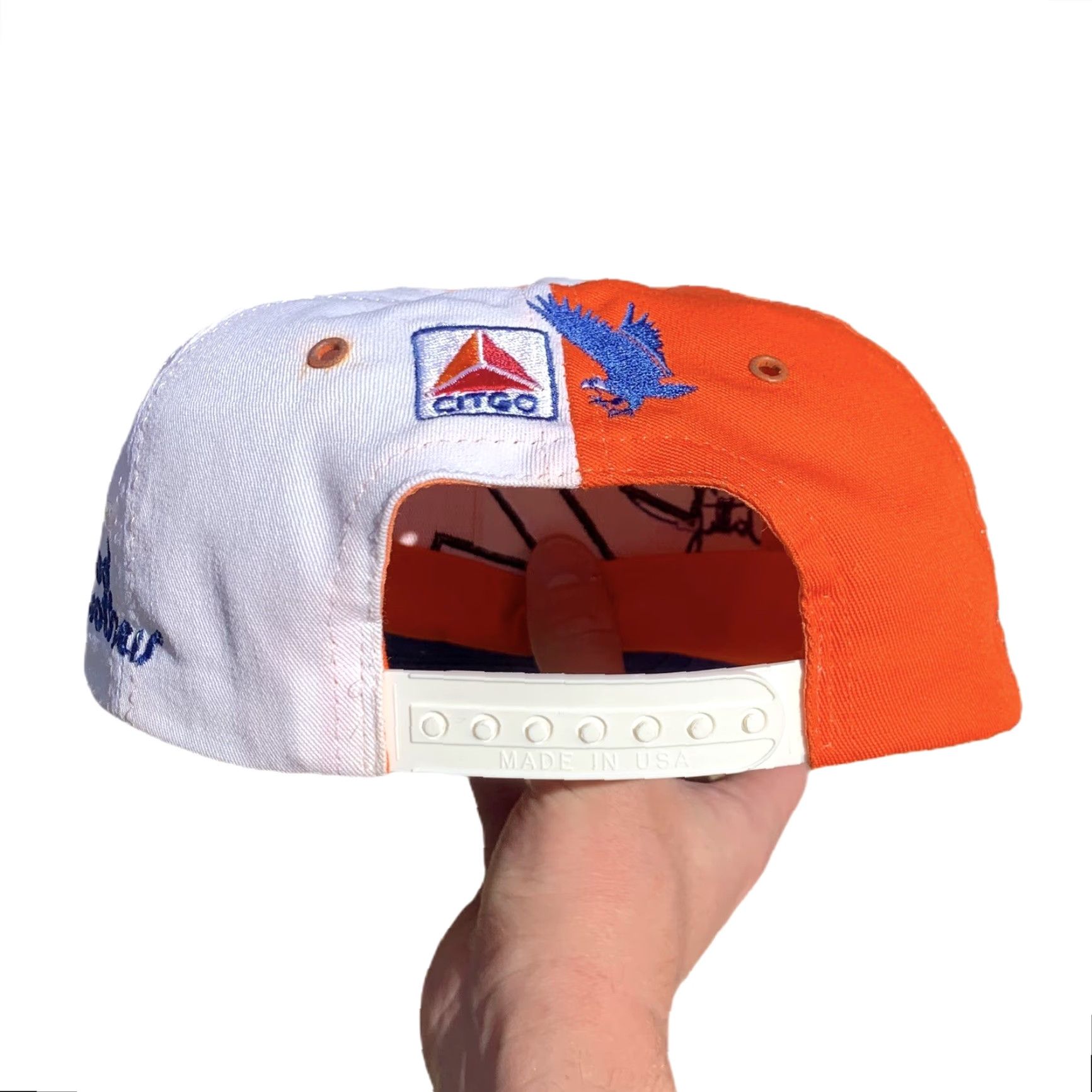 Vintage VINTAGE Chase Nascar Hat - Michael Waltrip #21 Snapback, 90s Racing, Orange, Adjustable Mens Size ONE SIZE - 4 Thumbnail