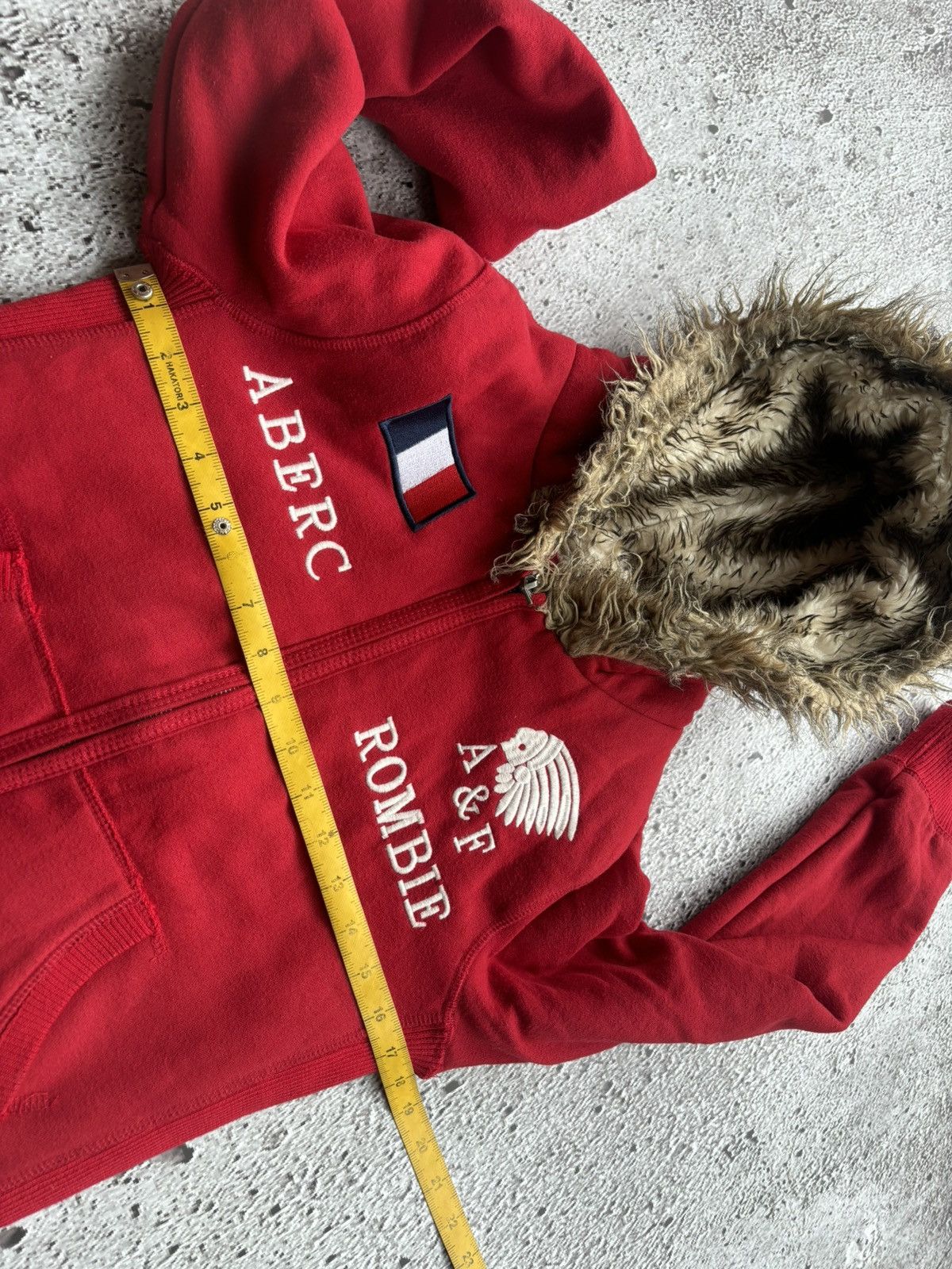 If Six Was Nine Y2k Abercrombie Punk Style Fur Hoodie Size US M / EU 48-50 / 2 - 11 Thumbnail