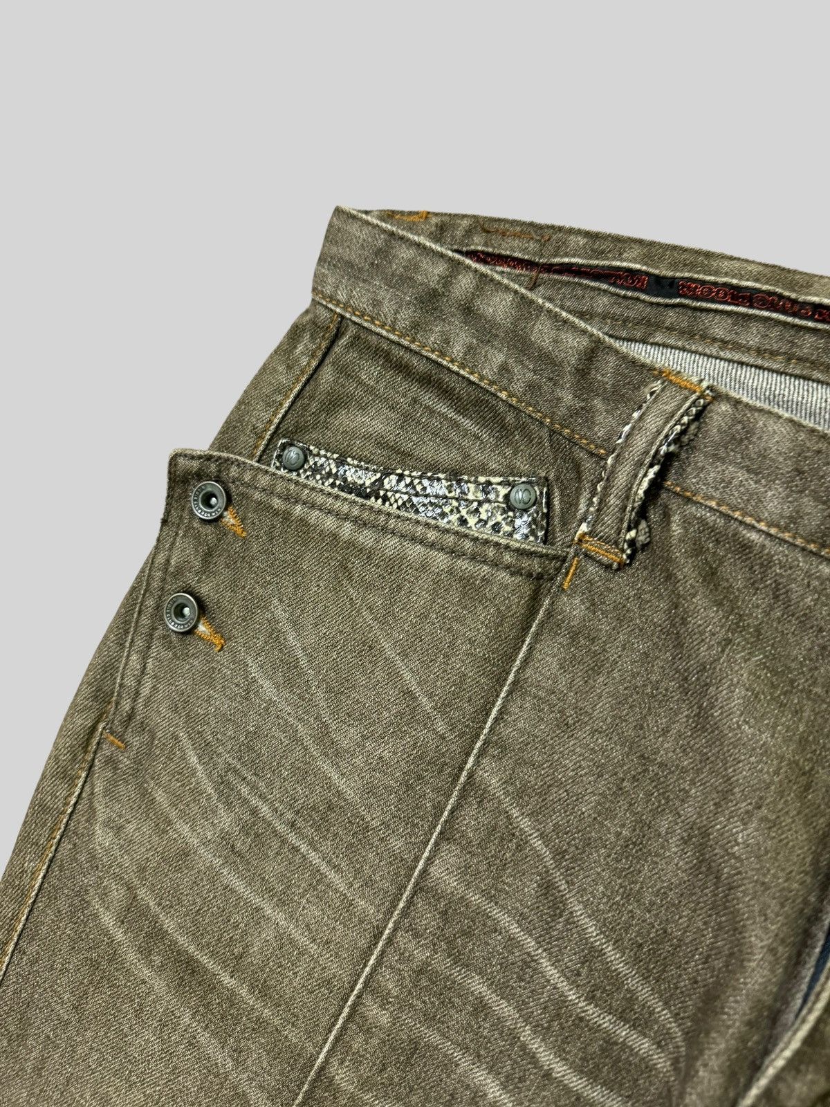 Nicole Club Nicole Club For Men Snake PocketFlare Design Jeans Size US 32 / EU 48 - 8 Thumbnail