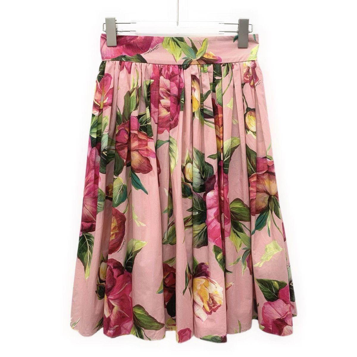 Dolce & Gabbana Dolce&Gabbana Color-block Floral Print Casual Skirt K26WX Size 26" / US 2 / IT 38 - 1 Thumbnail