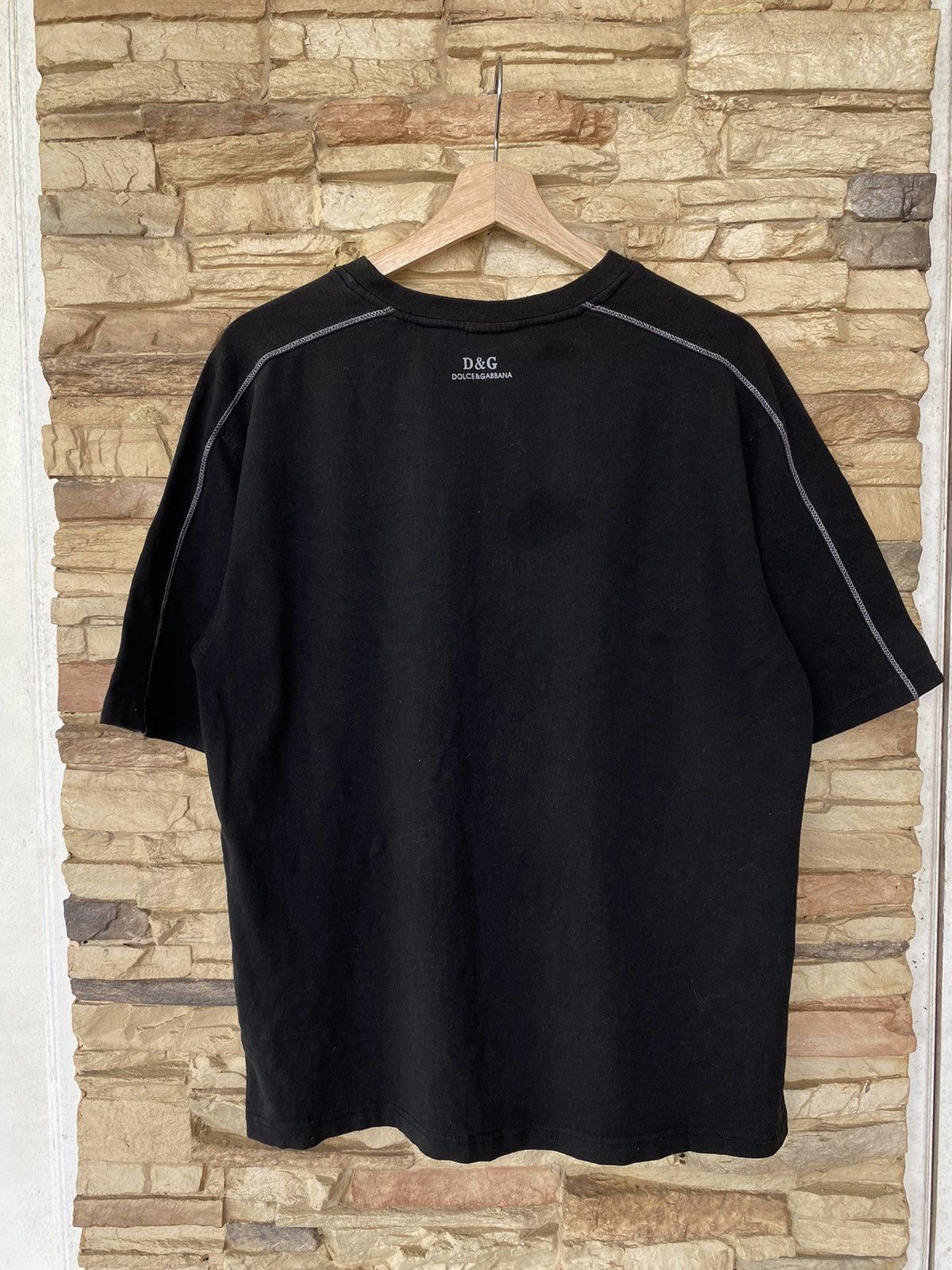 Dolce & Gabbana Rare Vintage Dolce & Gabbana Sidetape Tees designer Size US M / EU 48-50 / 2 - 9 Thumbnail