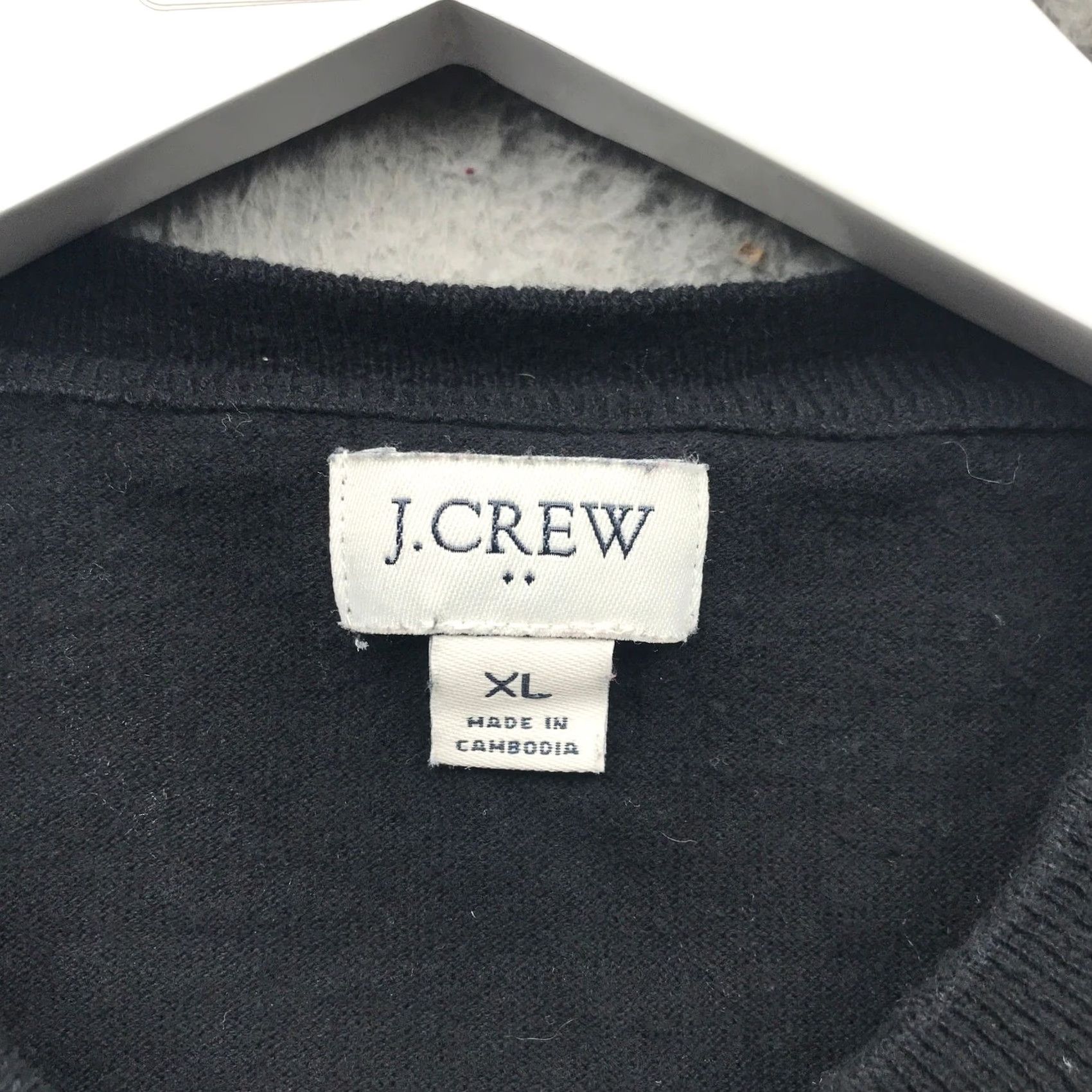 J.Crew J. Crew Cardigan Sweater Women's XL Long Sleeve Button Black Stretch Poly Blend Regular Fit Casual Formal Knit Sweatery Jazz? Size XL / US 12-14 / IT 48-50 - 3 Thumbnail