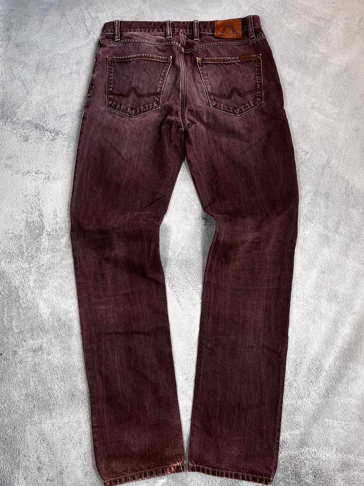 Japanese Brand × Vintage Vintage Y2K washed faded denim jeans streetwear size 34 Size US 34 / EU 50 - 1 Thumbnail