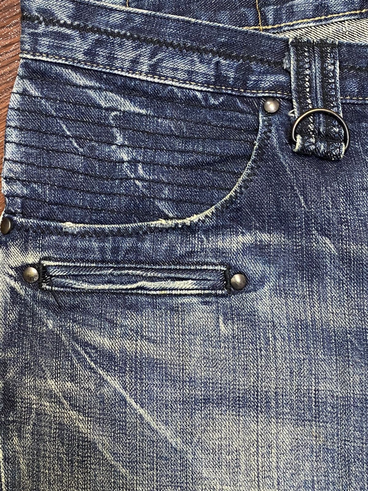 Japanese Brand D158 Roar Japan Hanamaka CROSSGUN Little Bootcut Jeans Size US 34 / EU 50 - 9 Thumbnail