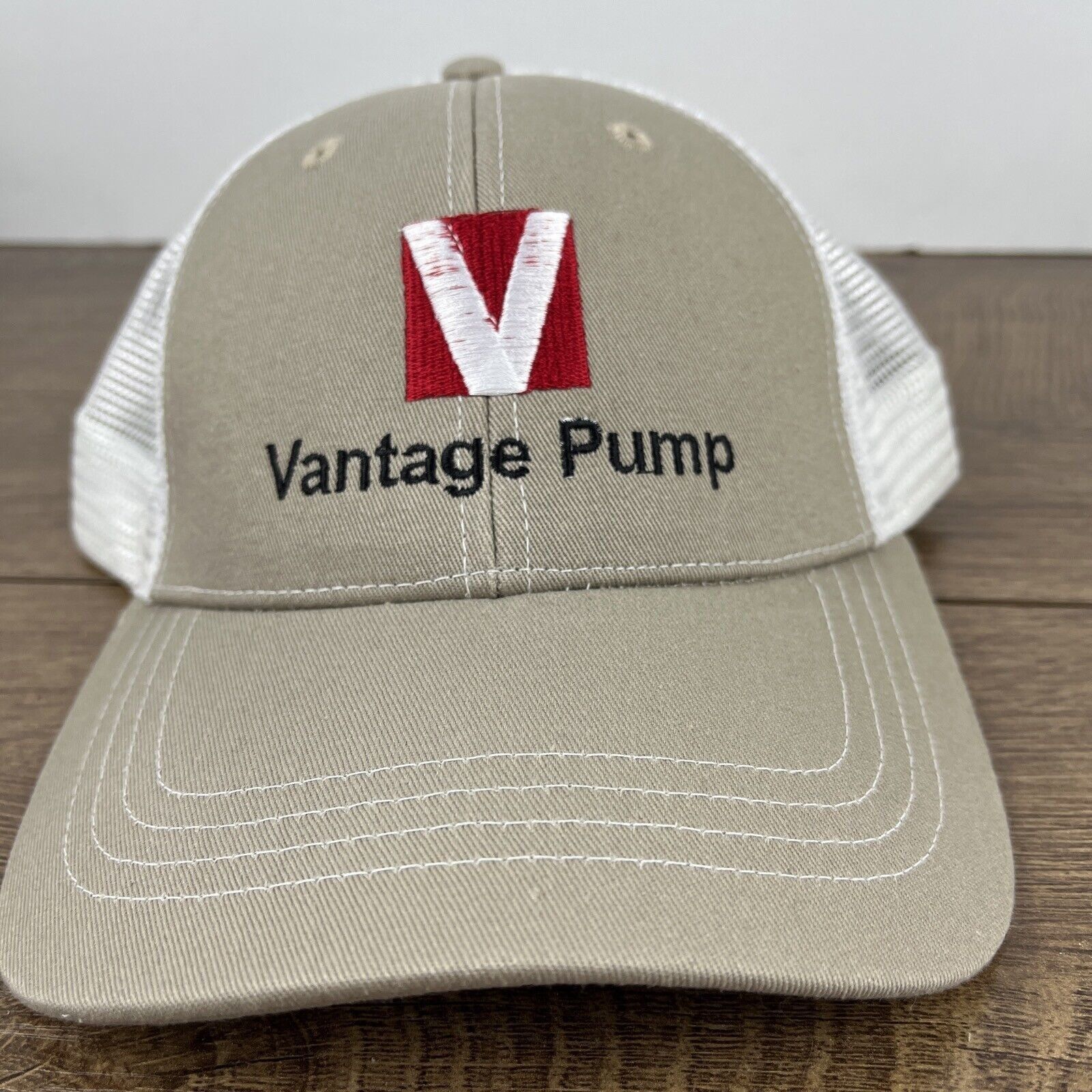 Other Vantage Pump Hat Tan Brown Hat Adjustable Adult Hat Tan Cap Size ONE SIZE - 5 Thumbnail