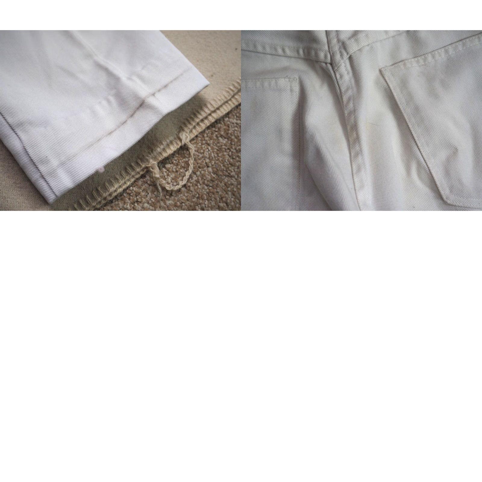 JCPenney VTG 70s Penneys Ranchcraft White Twill Western Cowboy Pants 29x28 Men’s/Mens Regular Casual 1970s Inseam 28 White Twill Western Look Size US 29 - 9 Thumbnail
