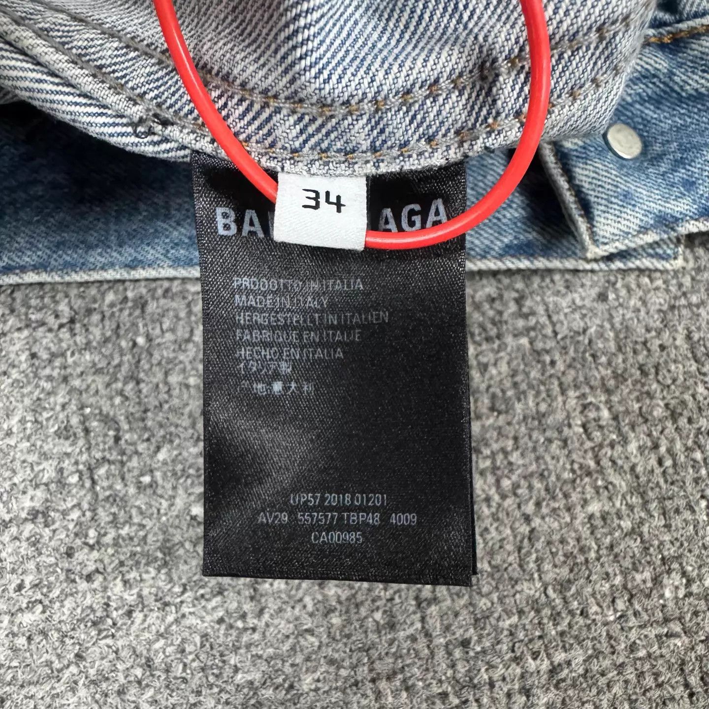 Balenciaga Balenciaga double B rainbow light blue denim 34 Size XXS / US 00 / IT 34 - 7 Thumbnail
