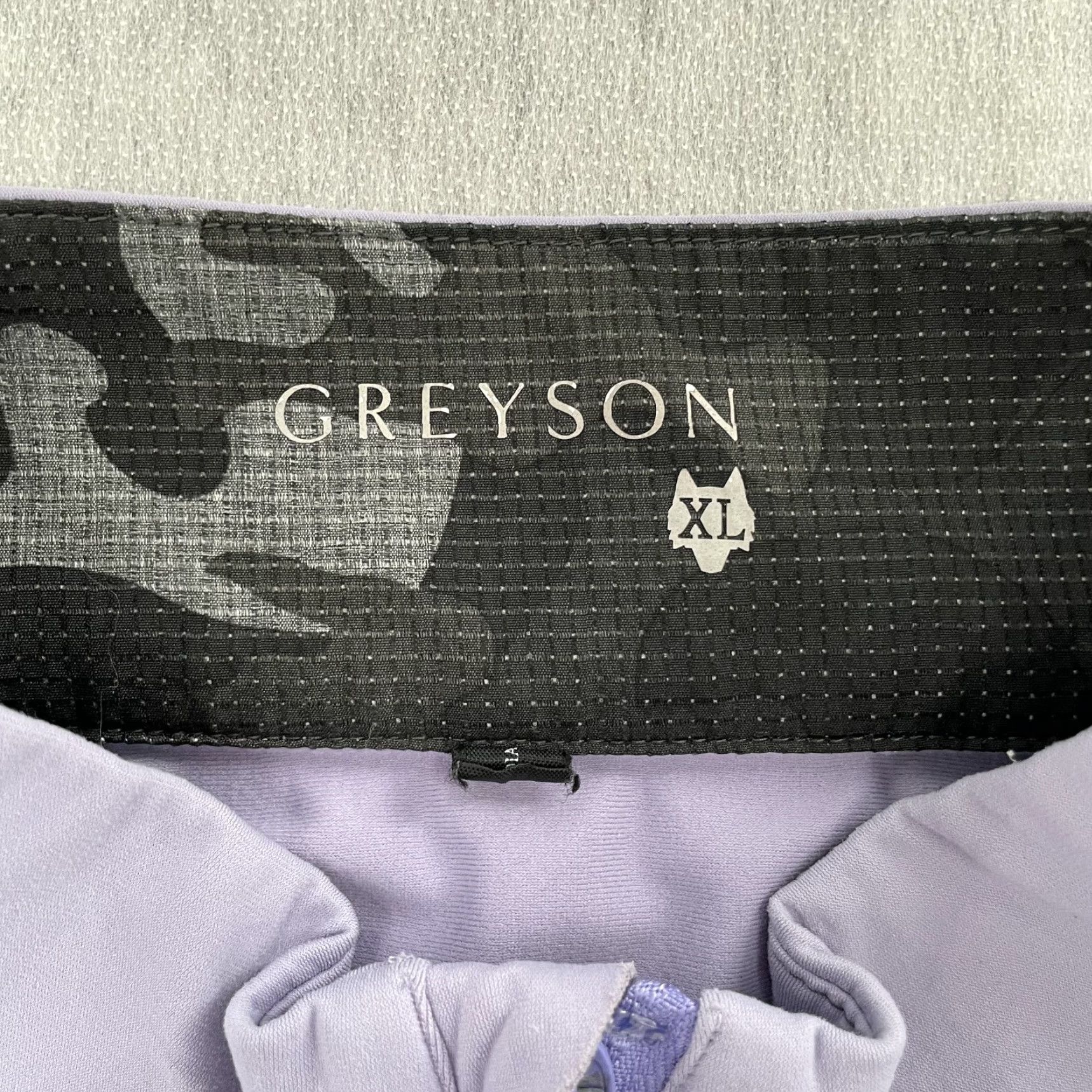 Vintage GREYSON Purple Mock Neck 1/4 Zip Pullover Sweater Adult XL Golf Logo Mens Size US XL / EU 56 / 4 - 6 Thumbnail