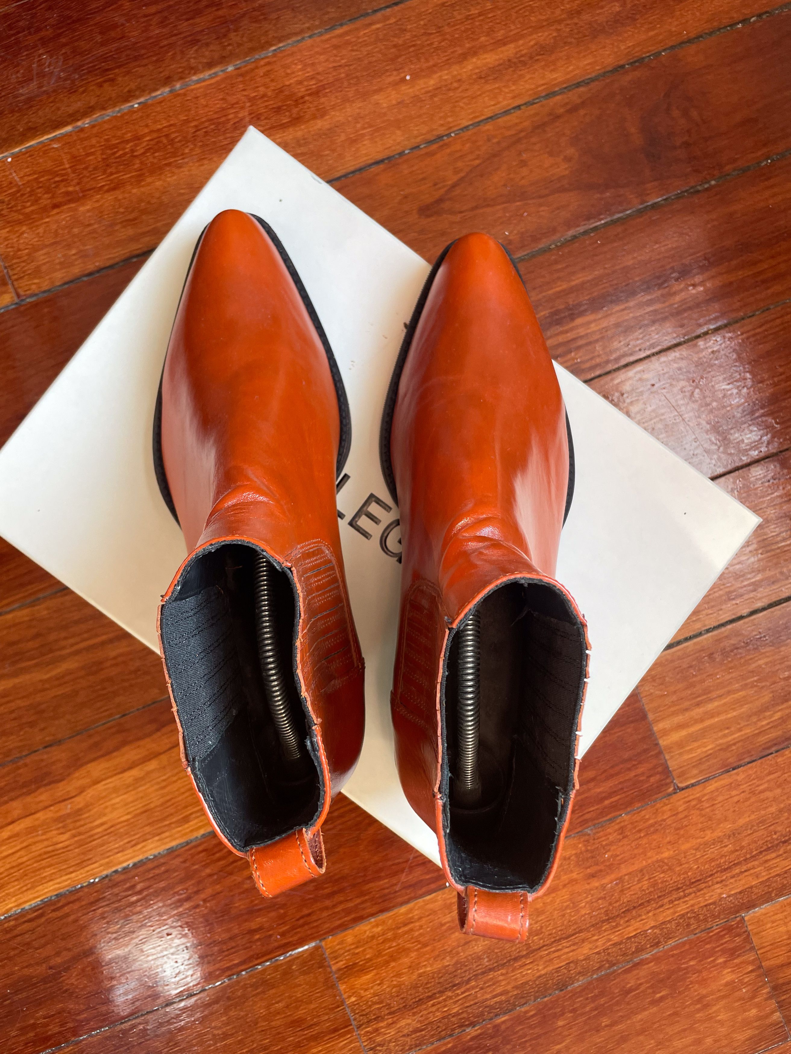 Our Legacy Our Legacy Cuban Boot Arancia Orange Leather size 42 