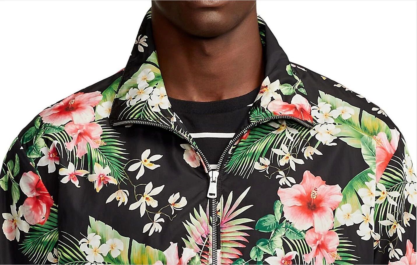 Ralph Lauren Purple Label Kellen Floral Zip-Up Bomber Jacket Size US XL / EU 56 / 4 - 6 Thumbnail