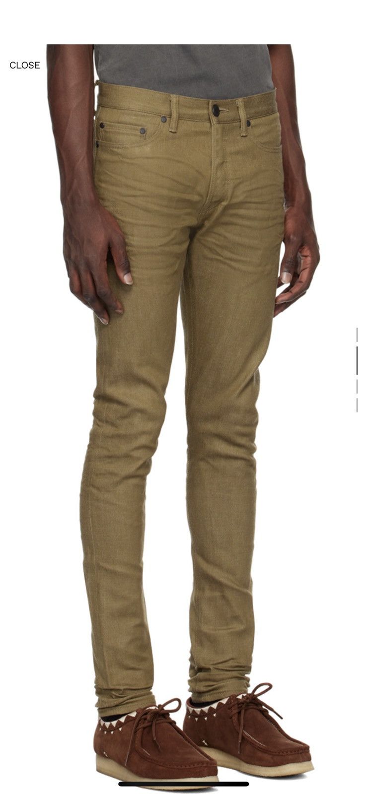 John Elliott Cast 2 in “Khakhi” Size US 32 / EU 48 - 3 Thumbnail