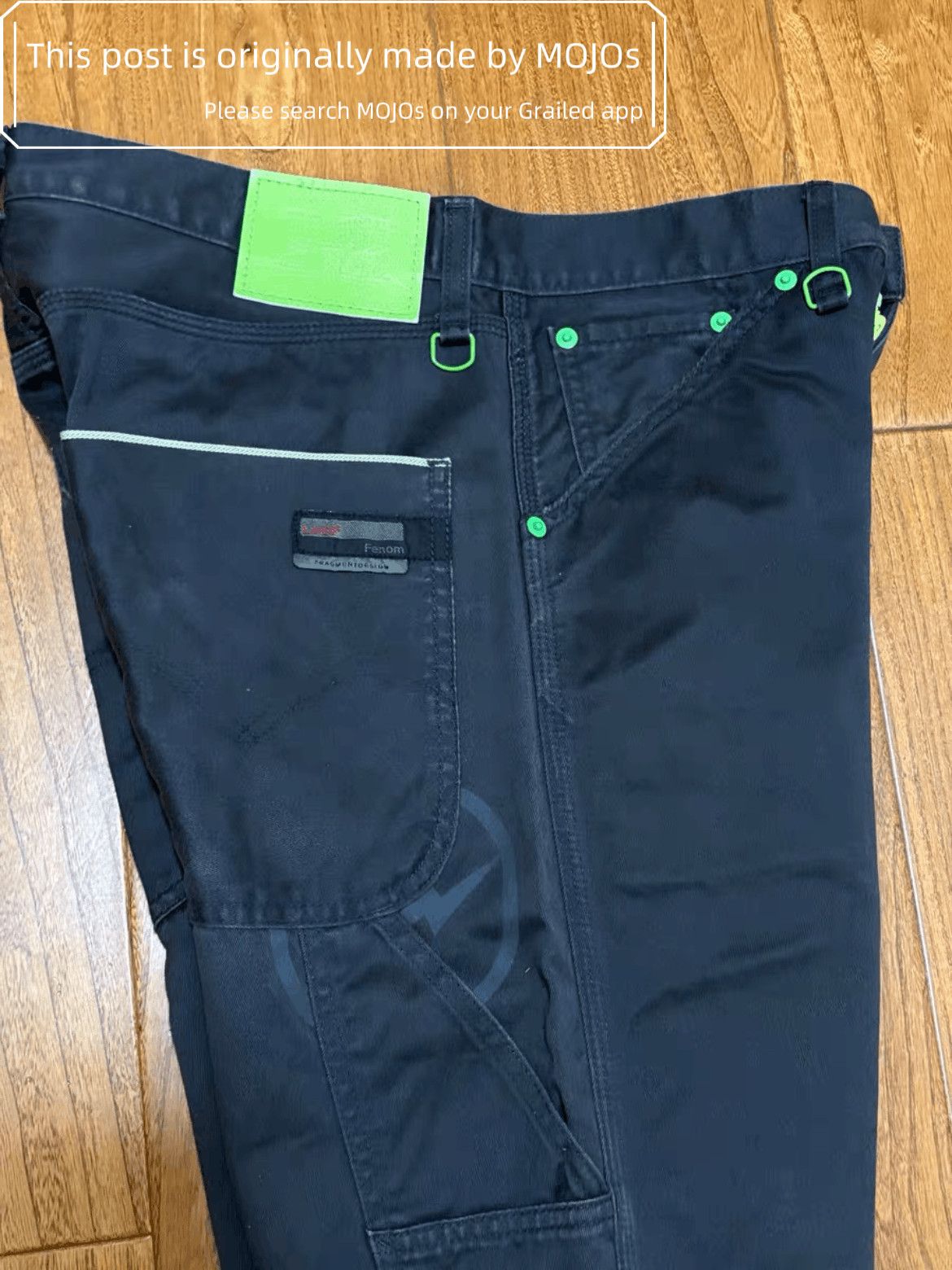 Sz 32 Levis x Fragment Design Green Patch Chino