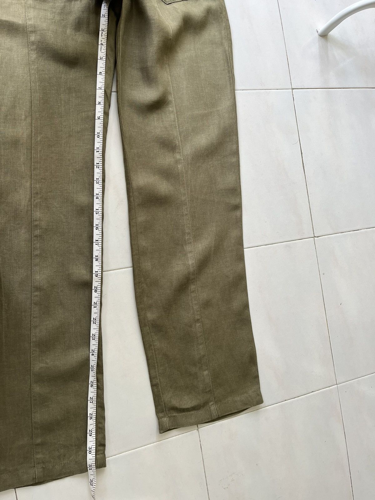 Balenciaga Balenciaga Bush Linen Pants Size 33" - 22 Thumbnail
