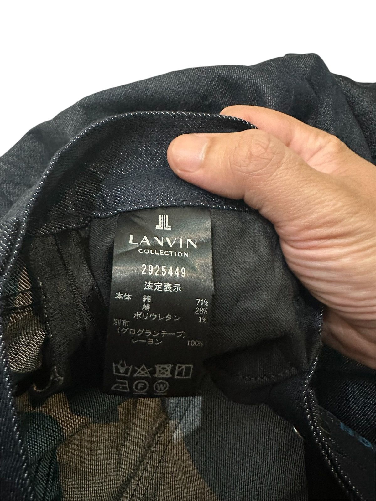 Designer × Lanvin baggie jeans by Lanvin made in japan Size 29" - 6 Thumbnail