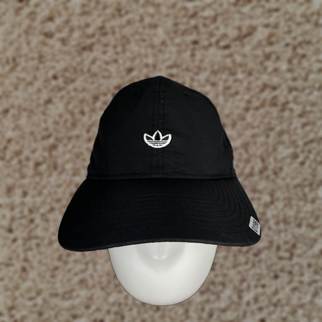 Adidas Adidas Hat Cap Strap Back Women One Size Black Embroidered 100% Nylon Outdoors Golf Hat Women Size ONE SIZE - 1 Thumbnail