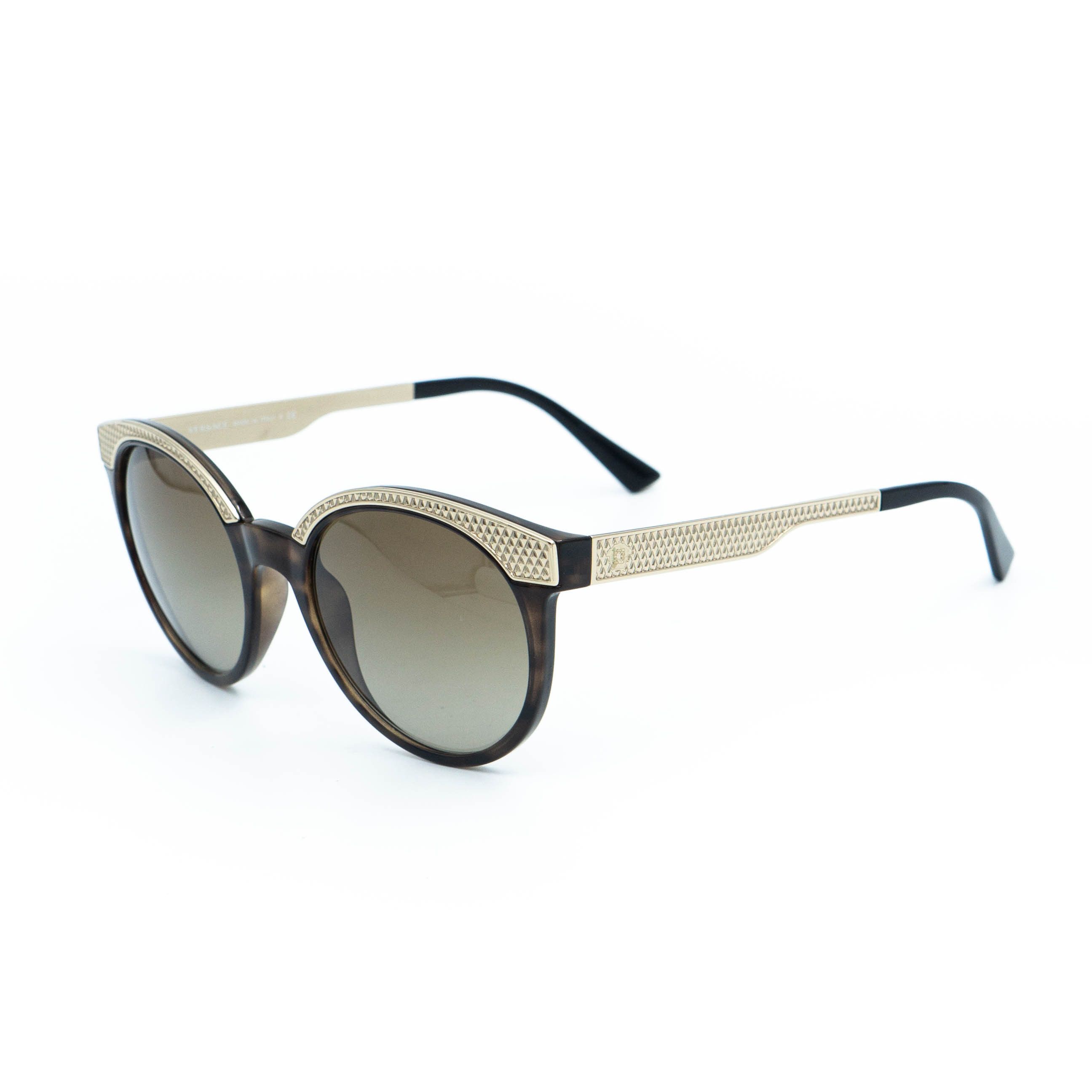 Versace VERSACE Mod 4330 Round Gold Sunglasses Size ONE SIZE - 1 Thumbnail