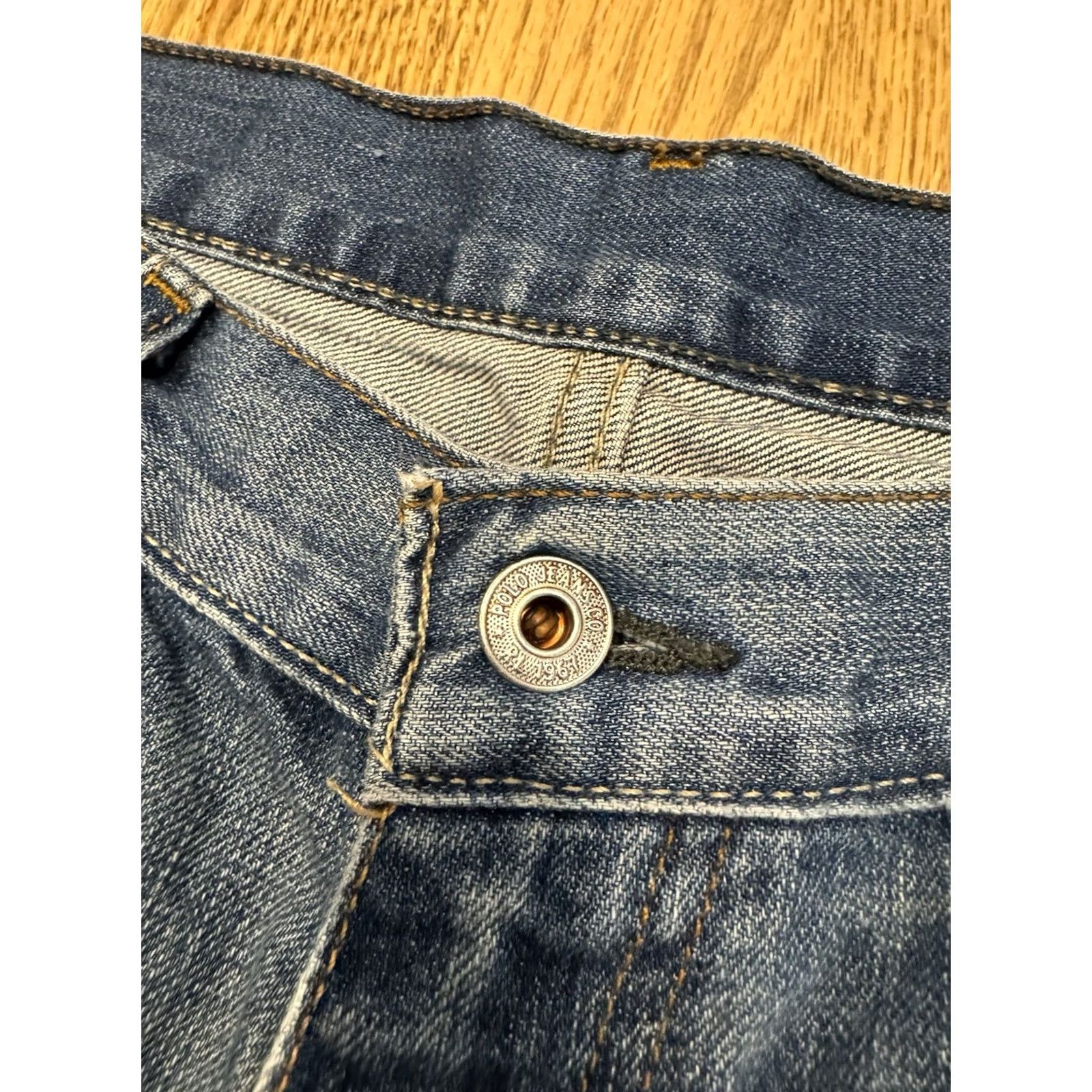Polo Ralph Lauren VINTAGE Polo Ralph Lauren Jeans Co Blue Denim Pants Size 36x30 Original Fit Vtg Size US S / EU 44-46 / 1 - 5 Thumbnail