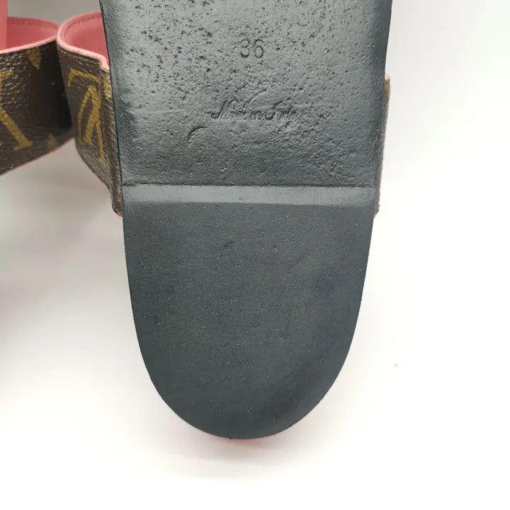 Other Louis Vuitton Pink Flat Slide Sandals -2508 Size US 6 / IT 36 - 3 Thumbnail