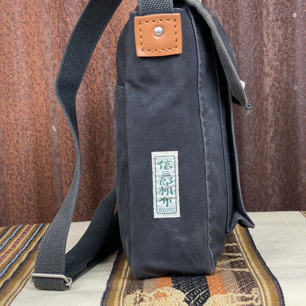 Ichizawa Shinzaburo Hanpu Ichizawa Shinzaburo Hanpu Heavy Weight Canvas Crossbody Bag Size ONE SIZE - 5 Thumbnail