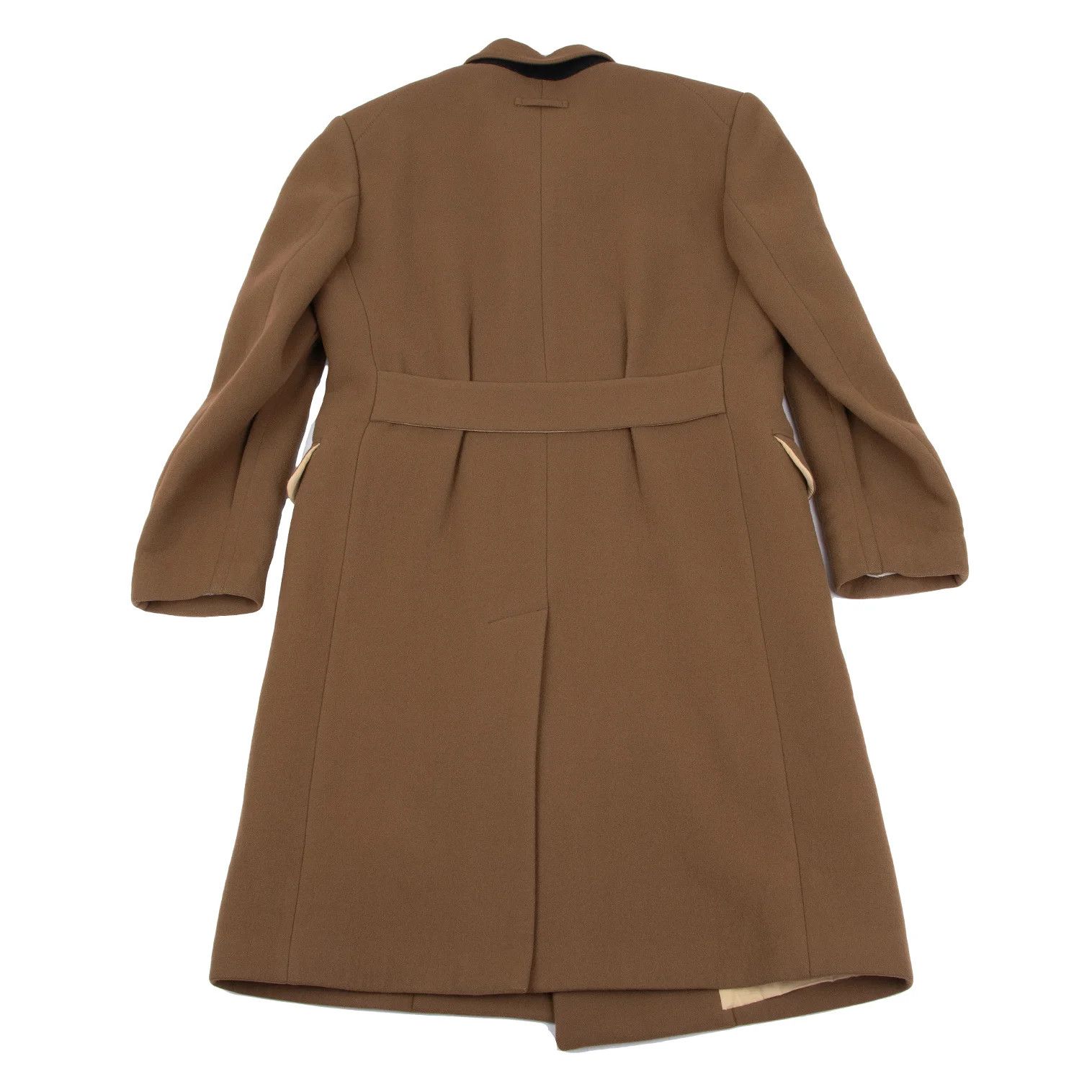 Jean Paul Gaultier Wool Melton Peak Lapel P Coat in Camel Size 50 Size US M / EU 48-50 / 2 - 16 Thumbnail