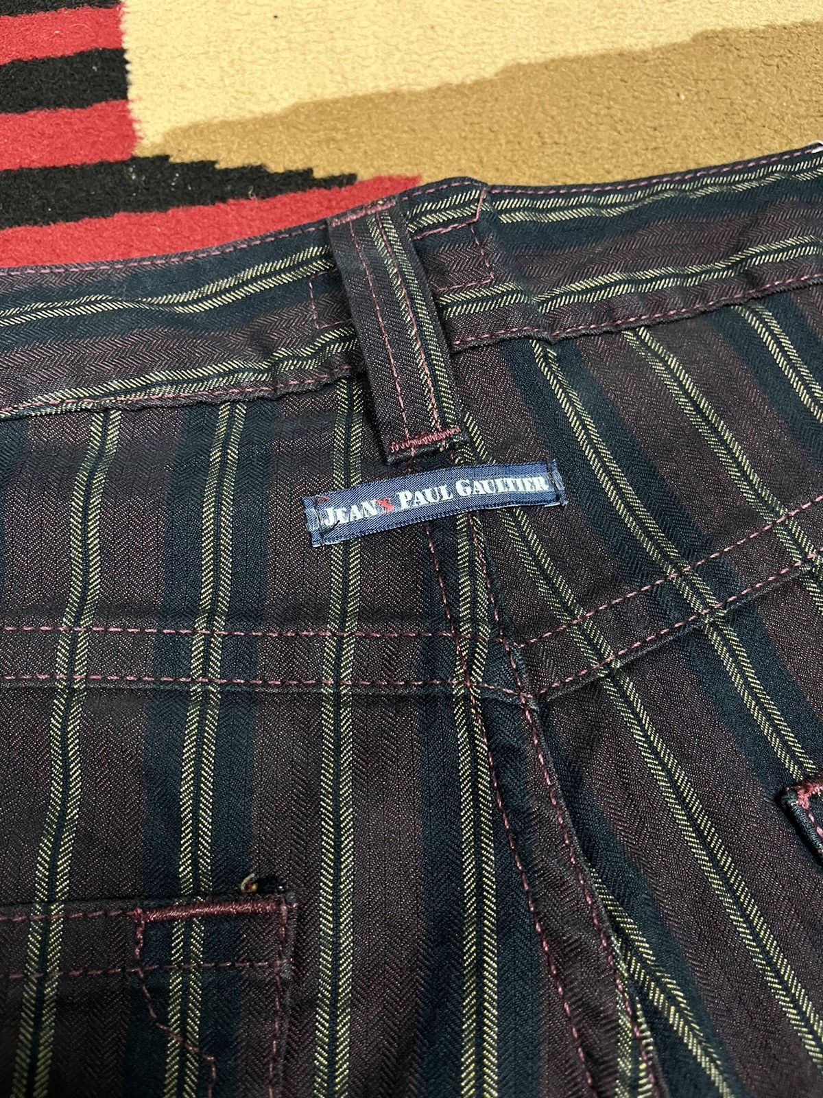 Jean Paul Gaultier Jean’s Paul Gaultier Streep Jeans Pants Size US 30 / EU 46 - 4 Thumbnail