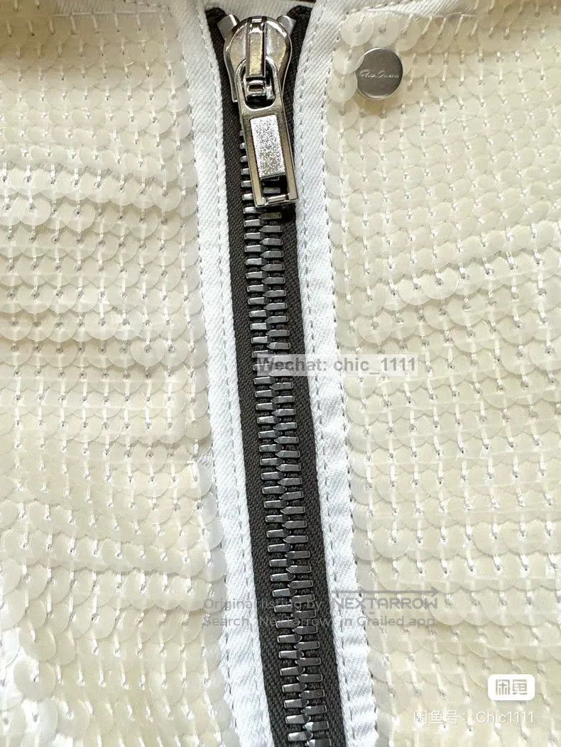 Rick Owens RICK OWENS size 40 Mainline Pilot Sequin Jacket Size S / US 4 / IT 40 - 8 Thumbnail