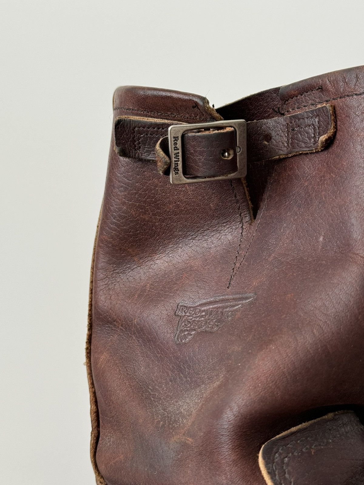 Red Wing Red Wing 2970 USA Women’s Engineer Burgundy Leather Boots Size US 5.5 / IT 35.5 - 4 Thumbnail