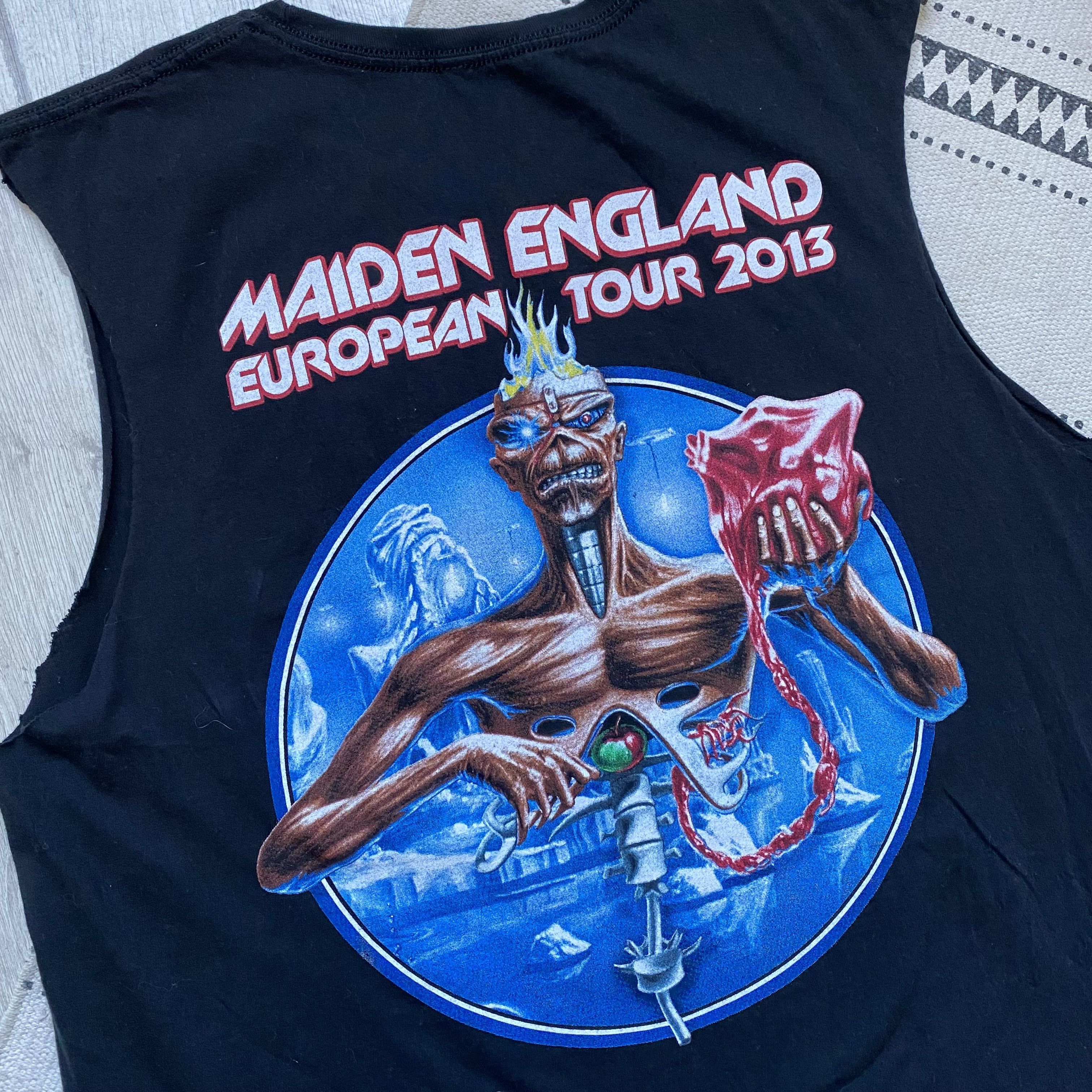 Band Tees 🎸 Vintage Iron Maiden Tour tee Rock Band Sleeveless Size US L / EU 52-54 / 3 - 9 Thumbnail