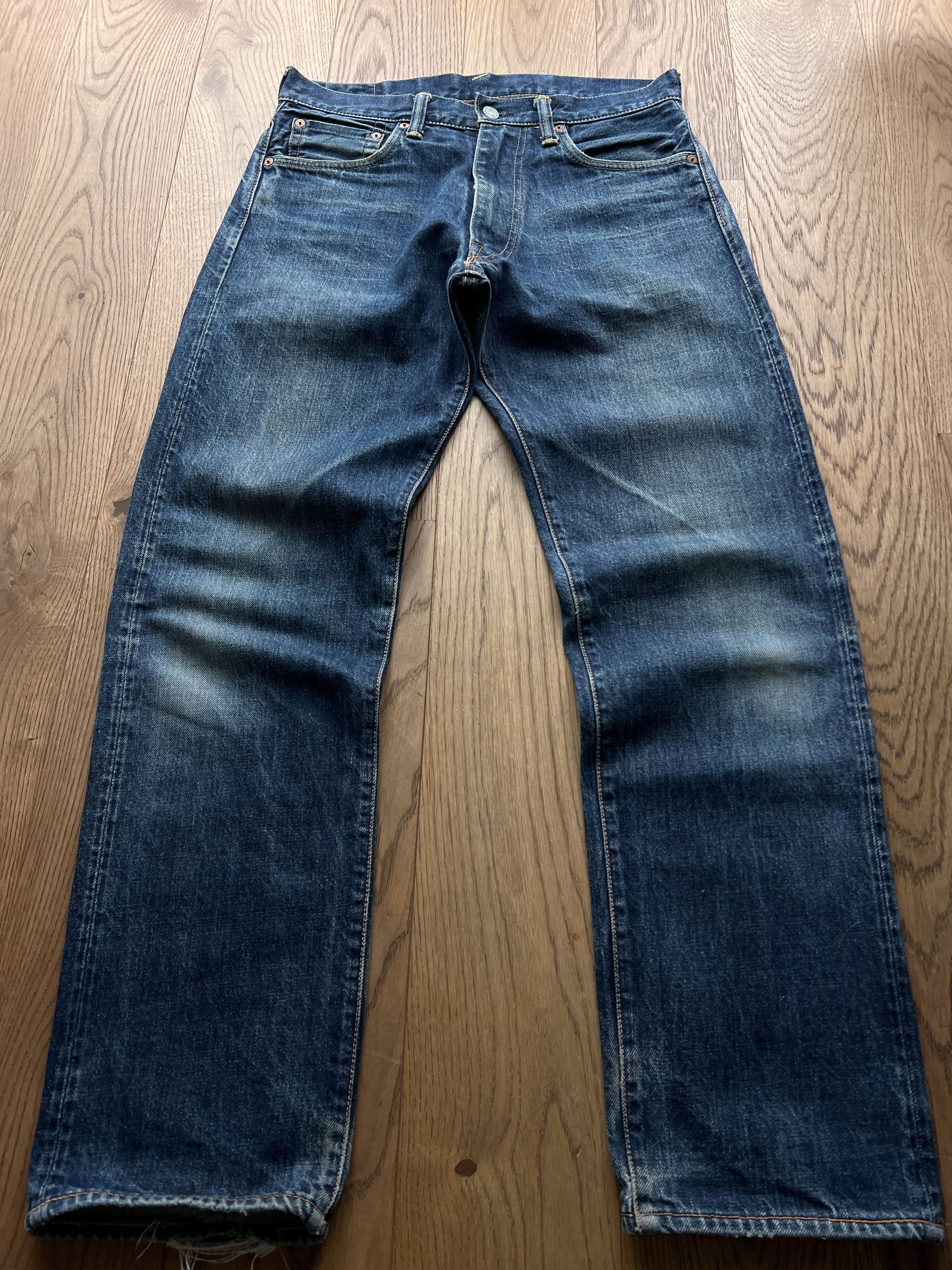 Evisu Rare Evisu selvage vintage lot 2001 faded denim archive y2k Size US 30 / EU 46 - 23 Thumbnail