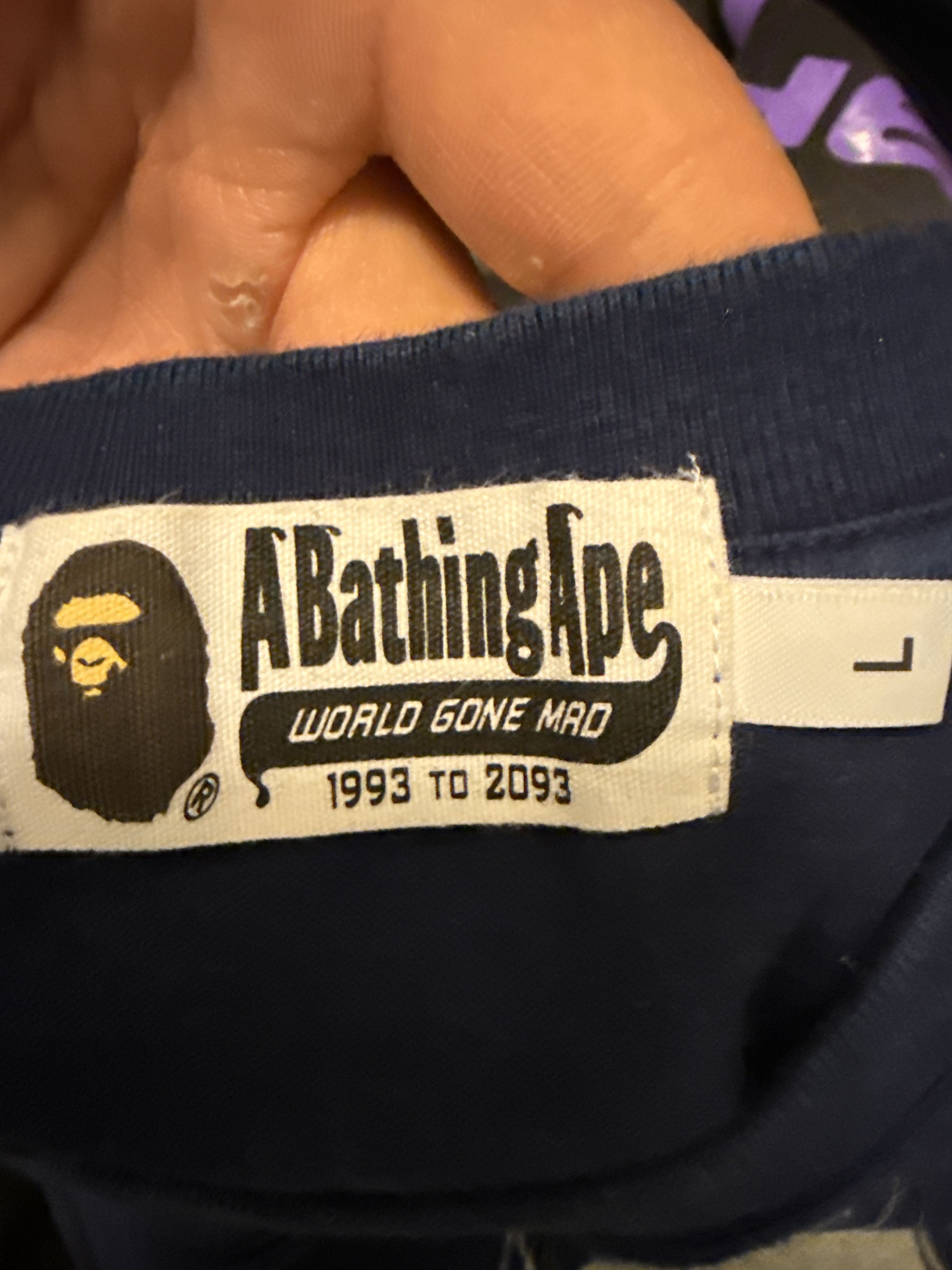 Bape This is a BAPE A Bathing Ape 31st Anniversary Japanese Size US L / EU 52-54 / 3 - 4 Thumbnail