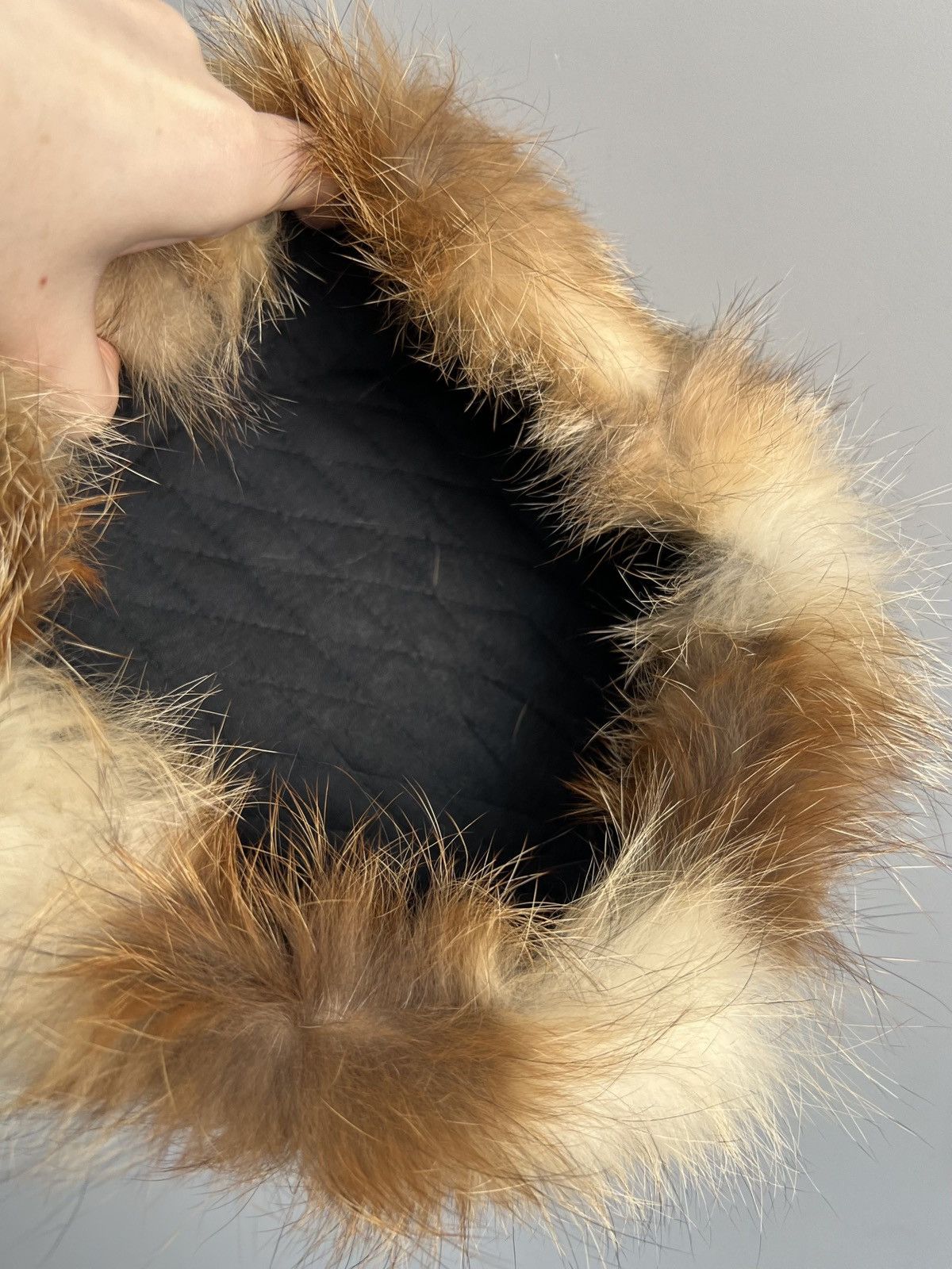 Vintage Vintage USSR Real Fur Ushanka Fuzzy Warm Trapper Hat Size ONE SIZE - 5 Thumbnail